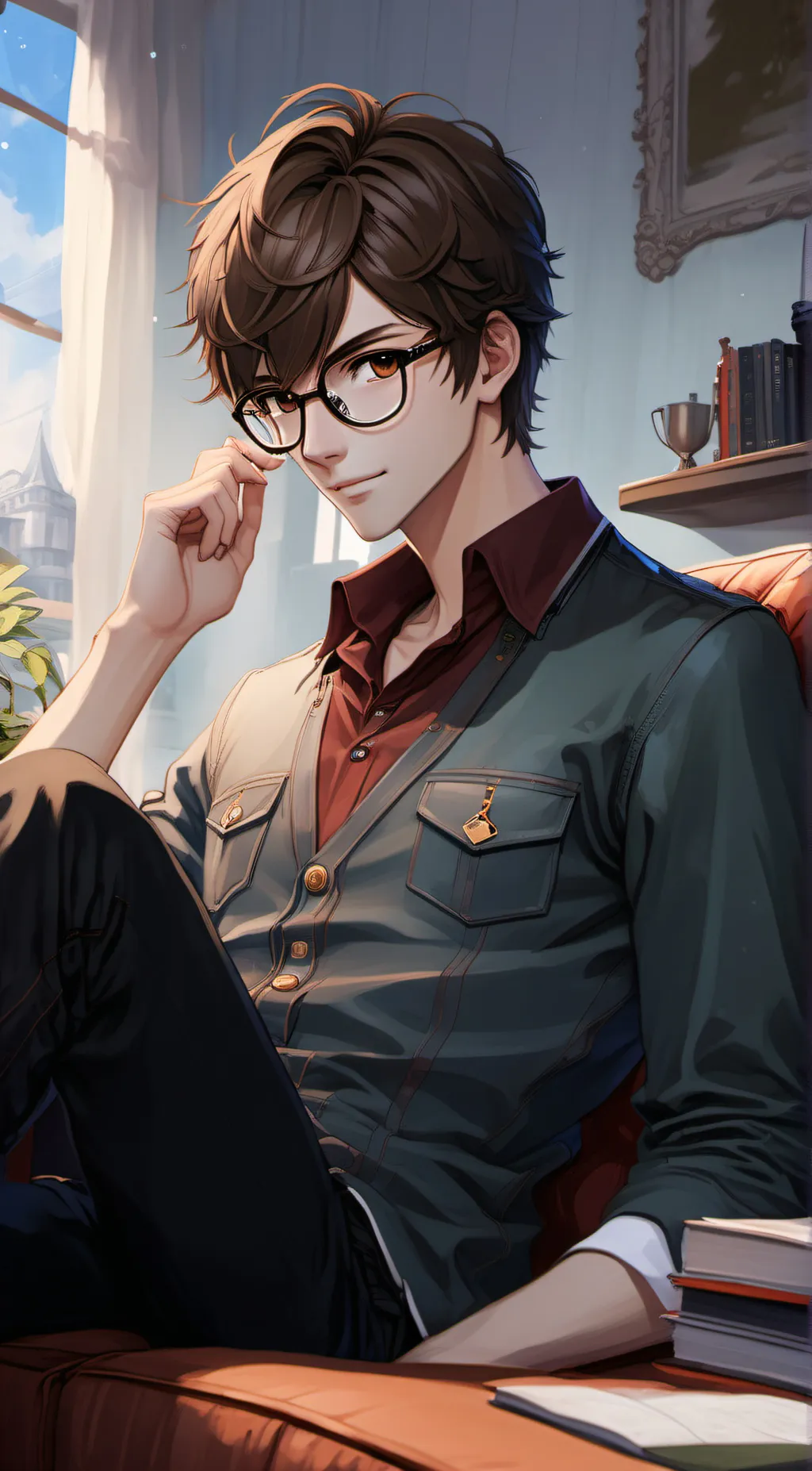 ai character: Evan background