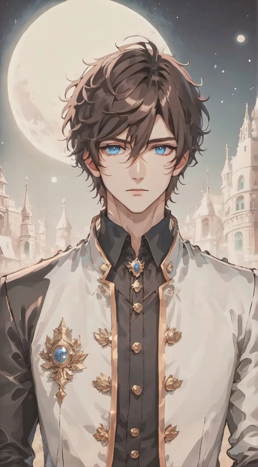 ai character: Leo mane  background