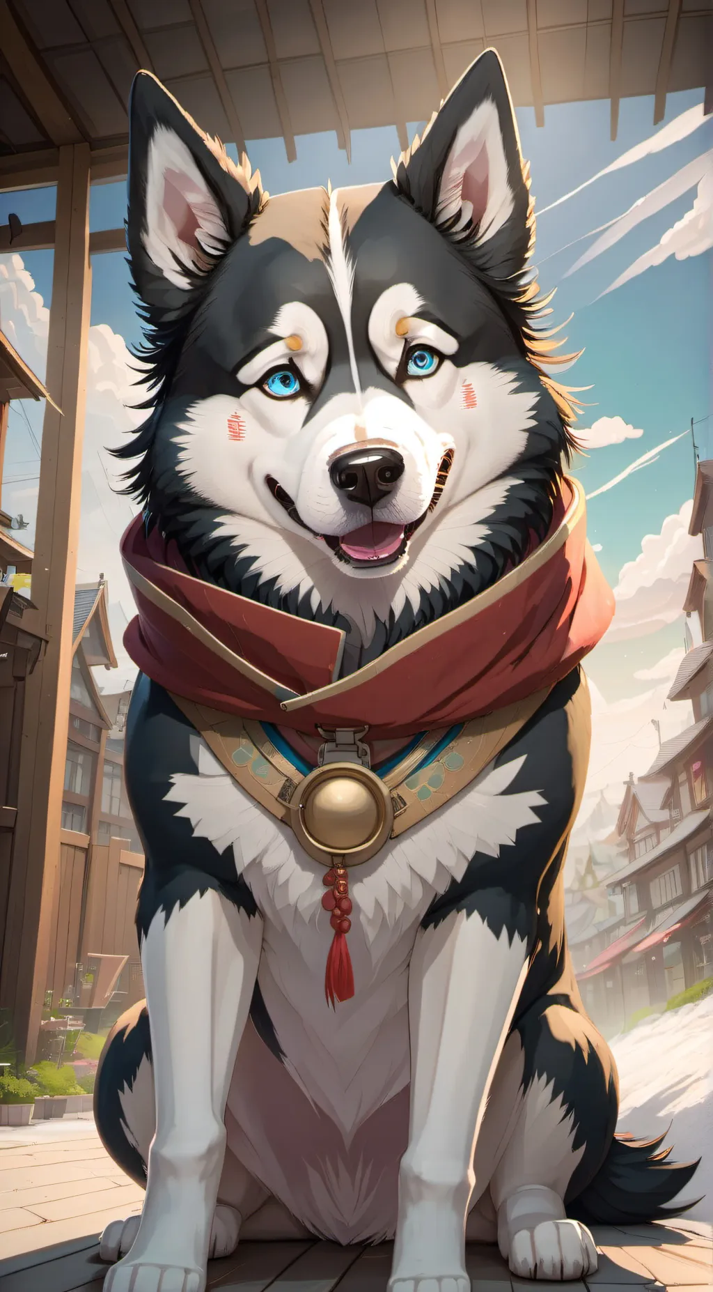 ai character: Raven background