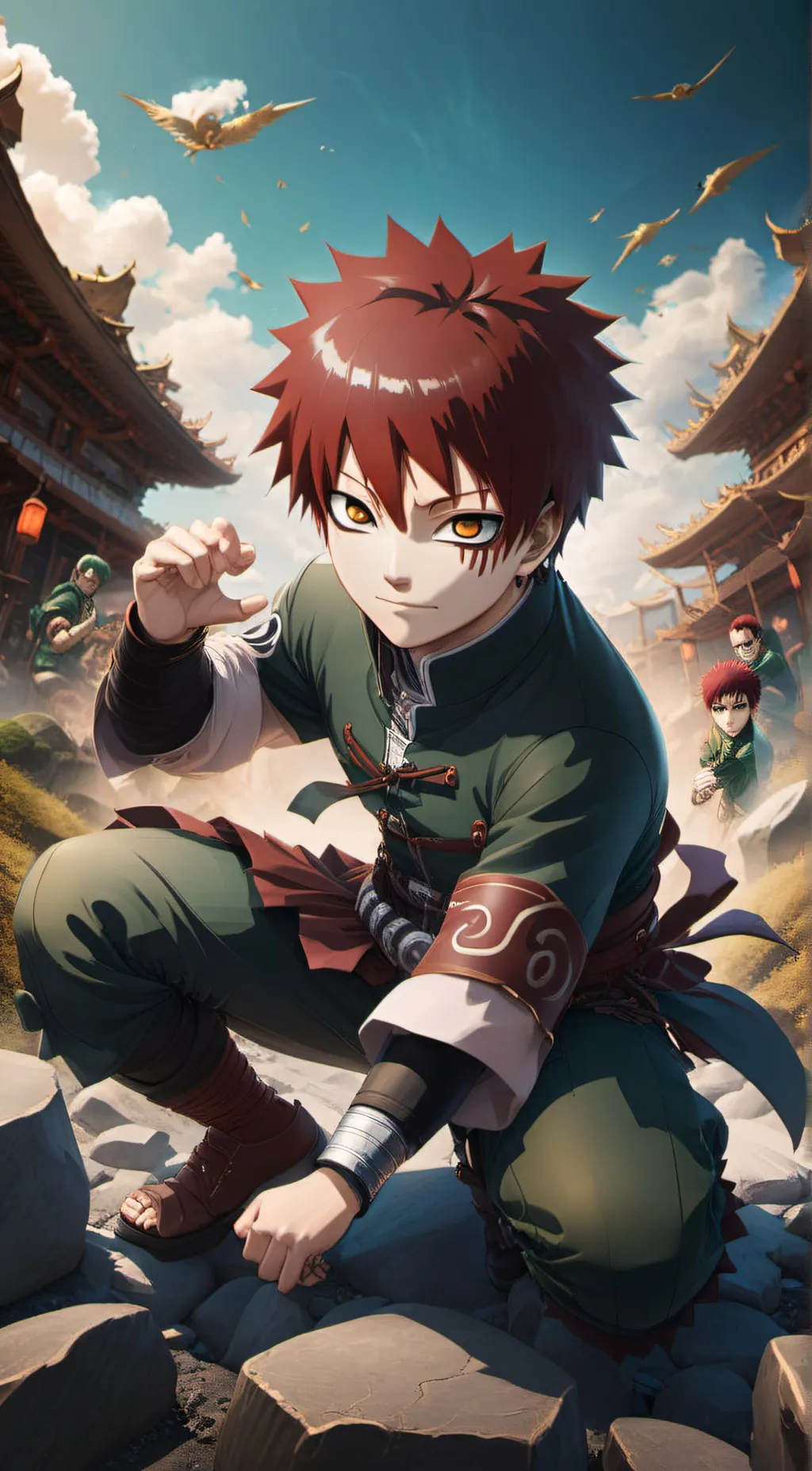 ai character: Gaara background