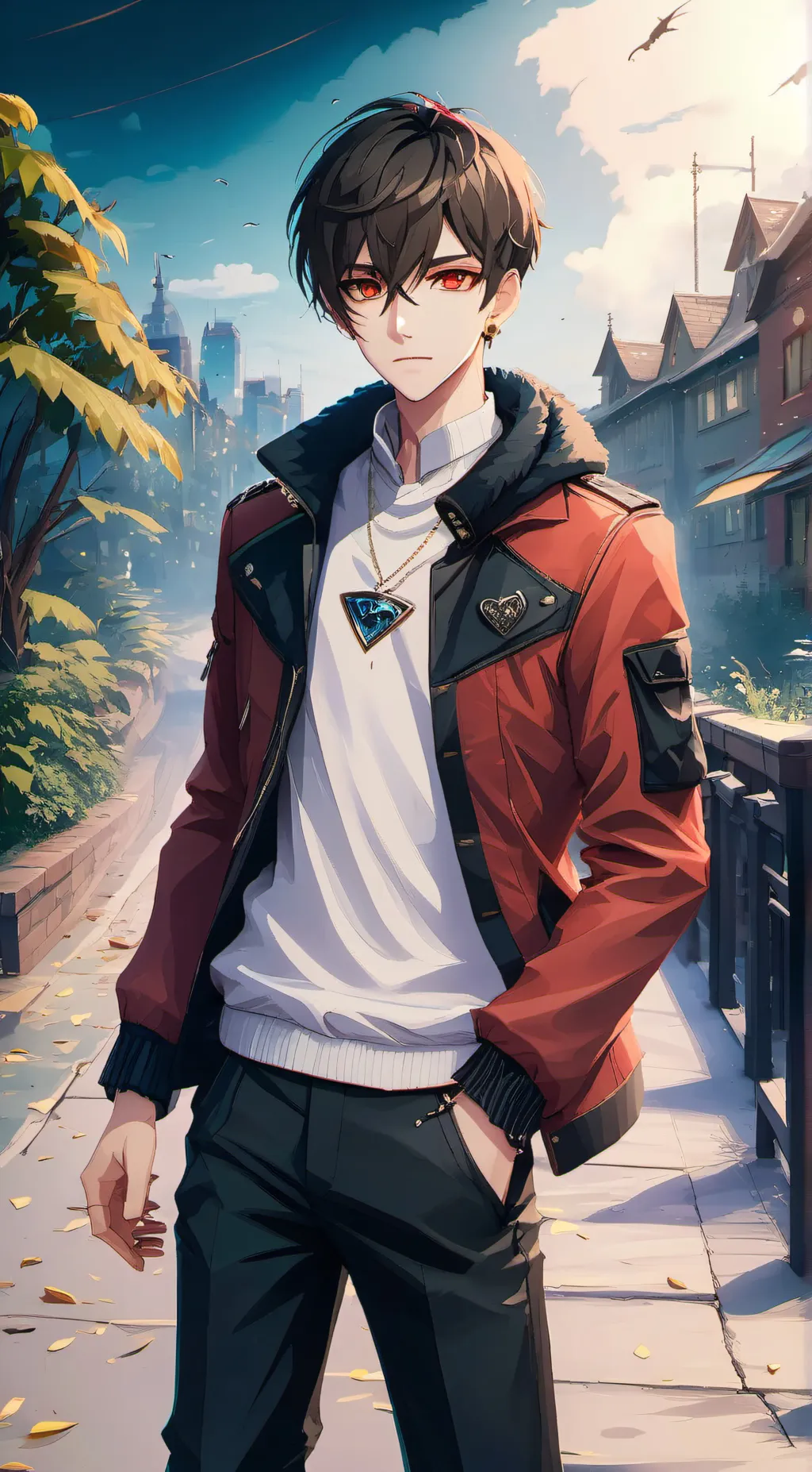 ai character: arron background