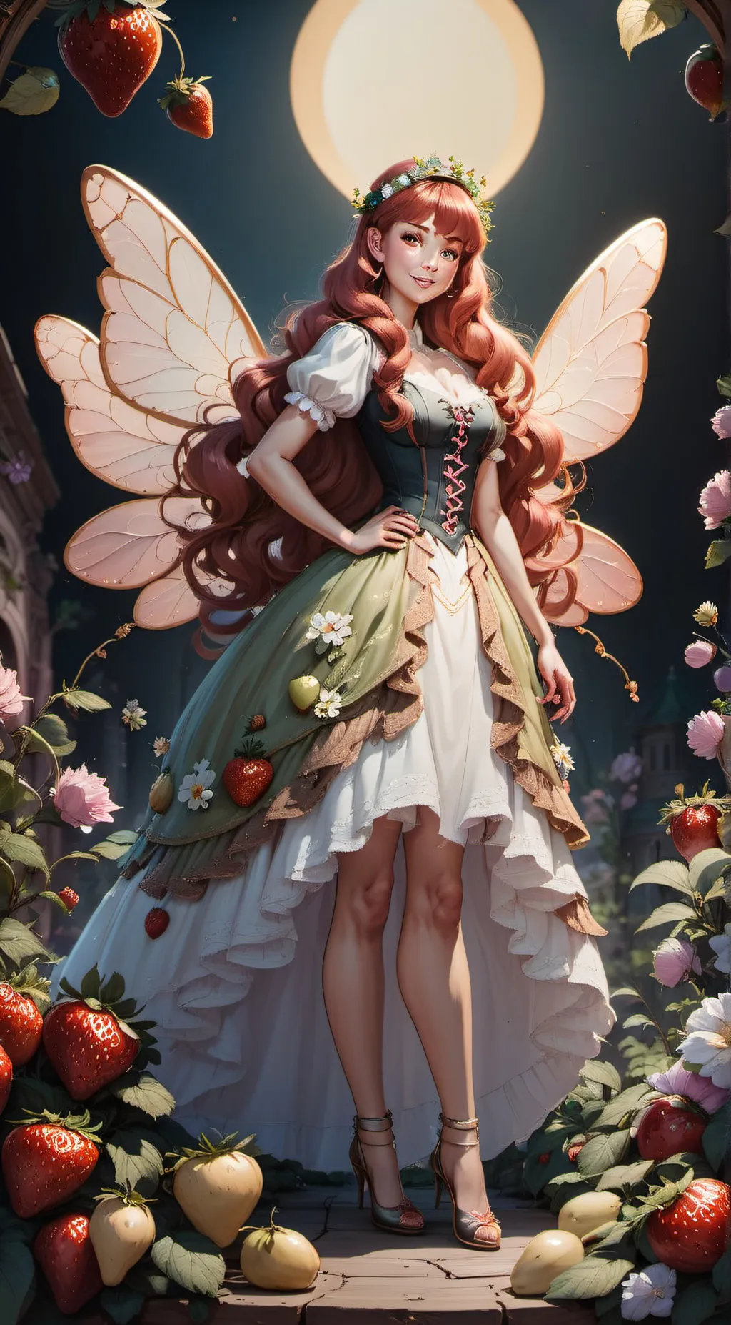 ai character: Harmony background