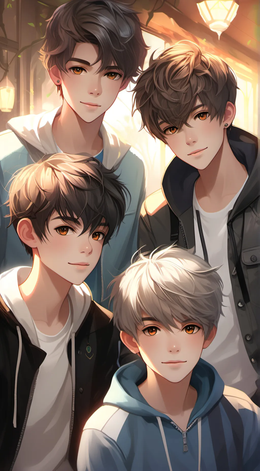 ai character: The popular group background