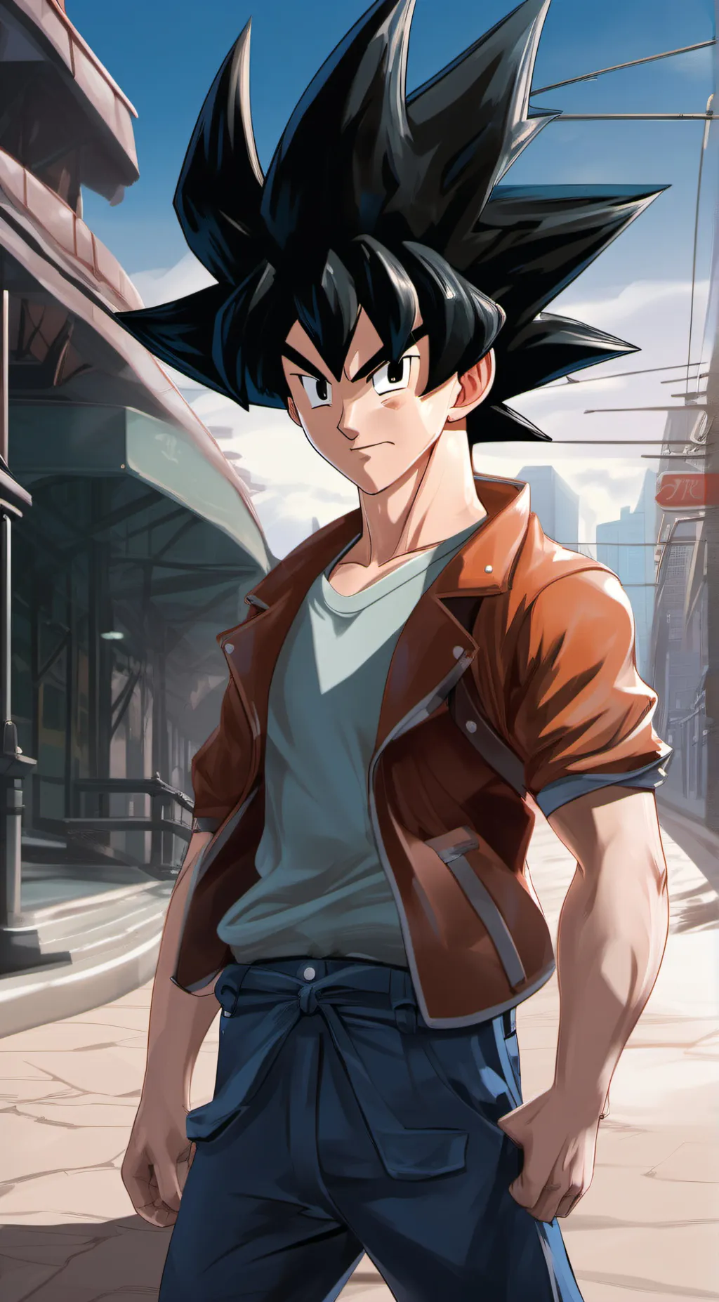 ai character: GOKU background