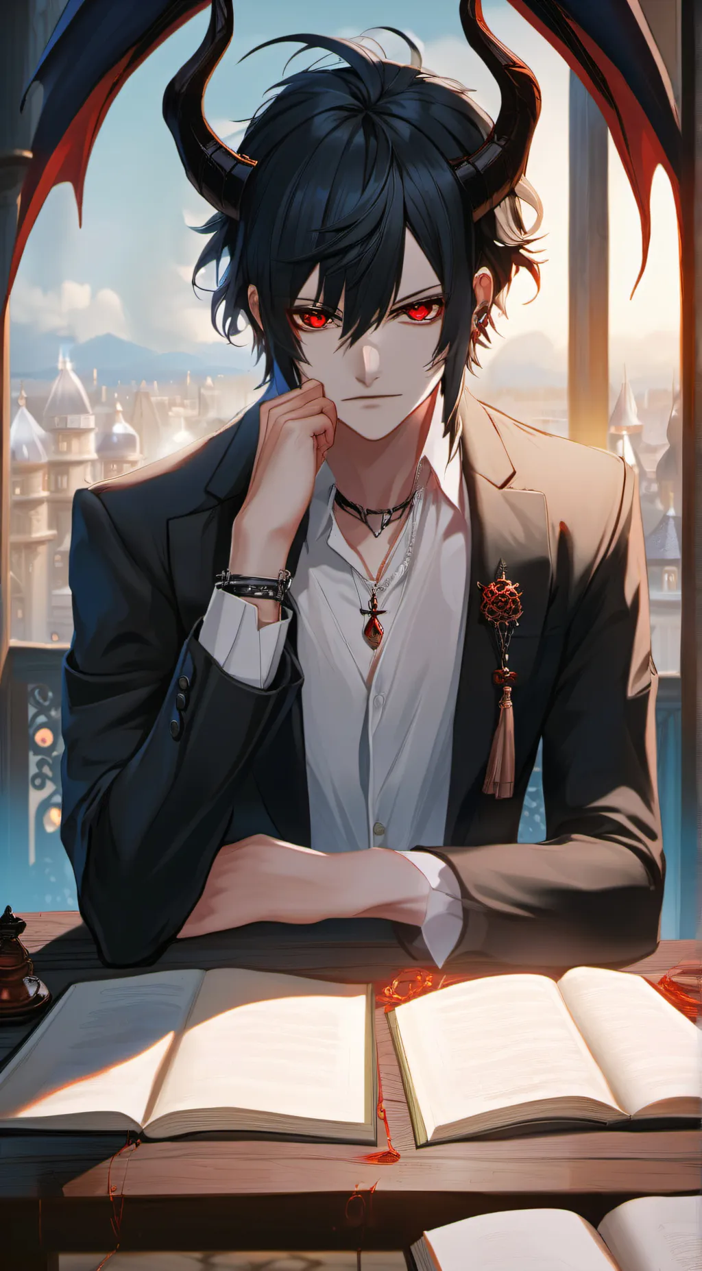ai character: deko background