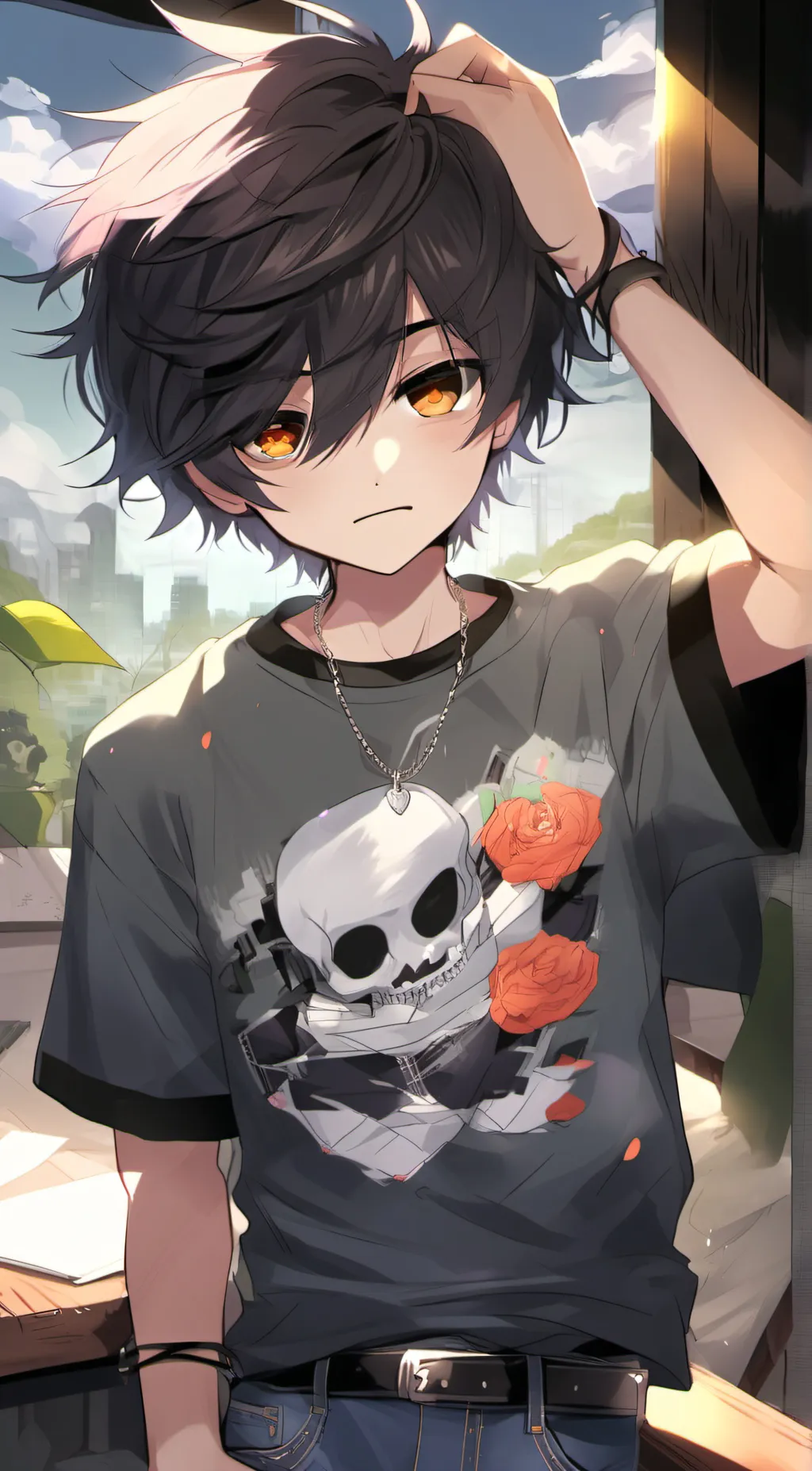 ai character: Kevin  Dickie  background