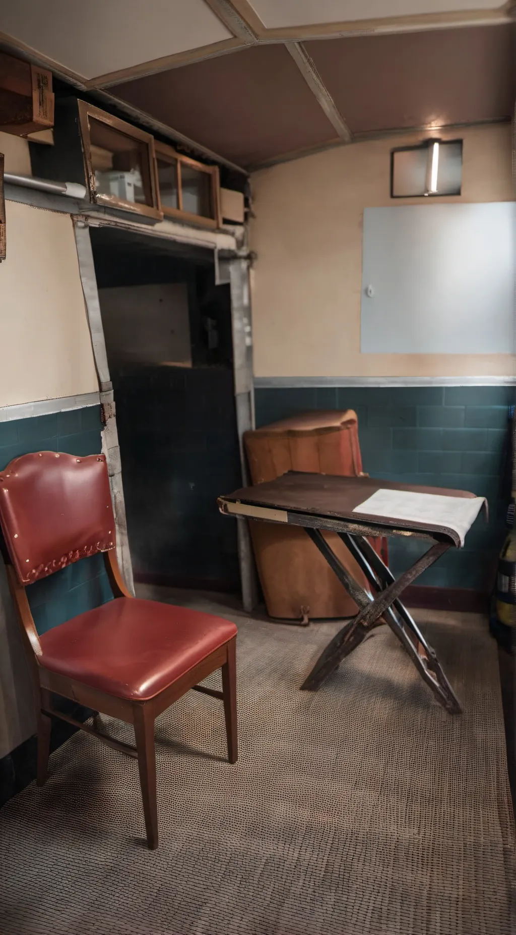 ai character: The Backrooms background