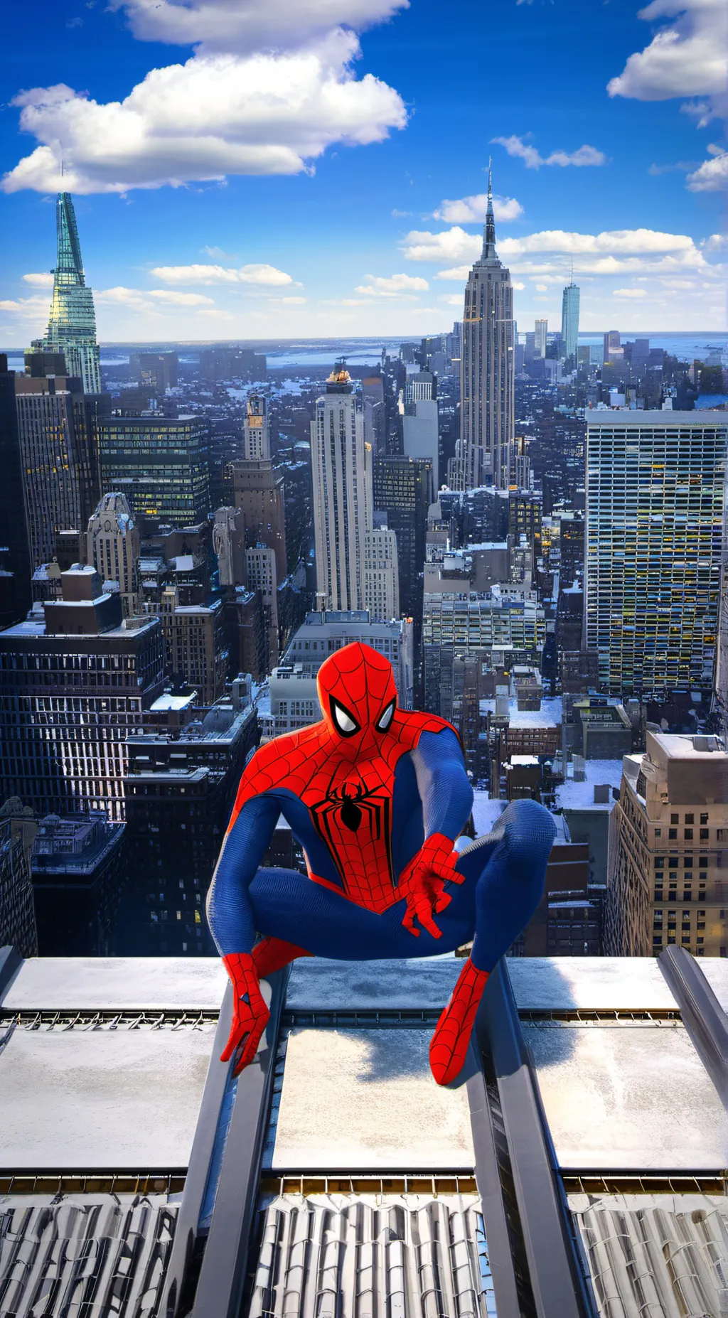 ai character: Therapy Spiderman  background