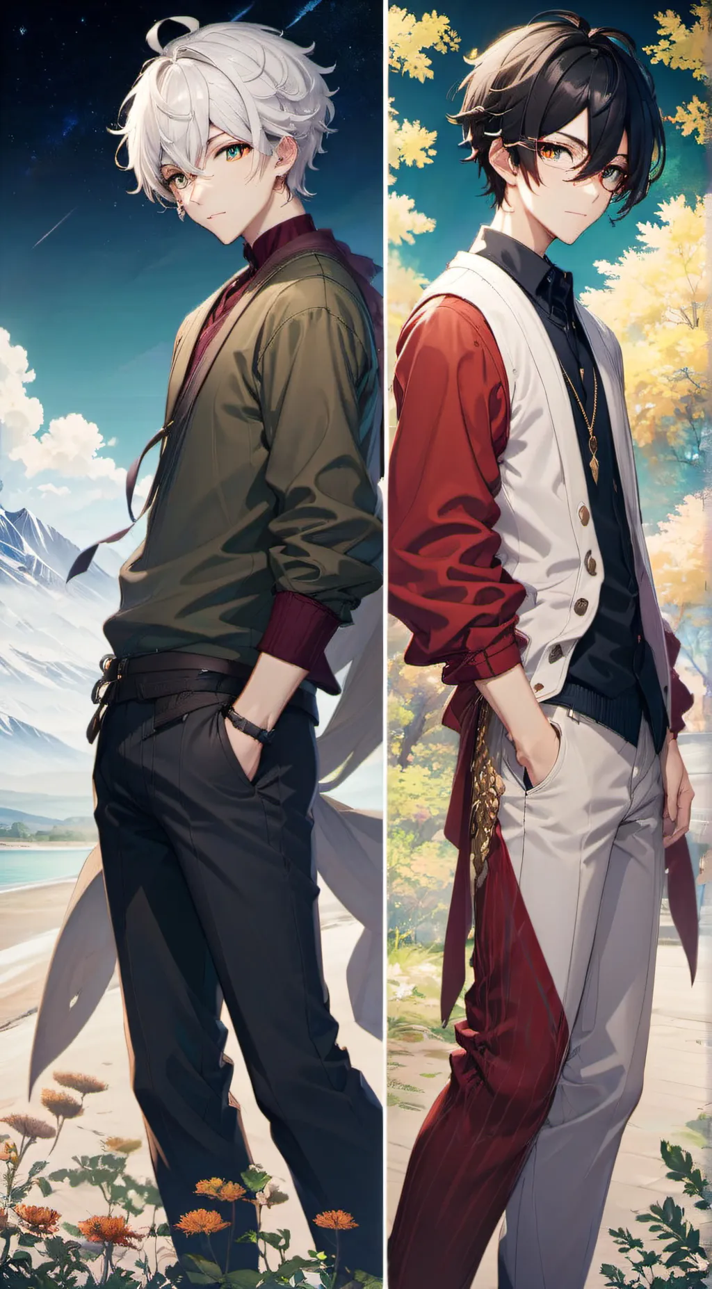 ai character: Emil and Alex background