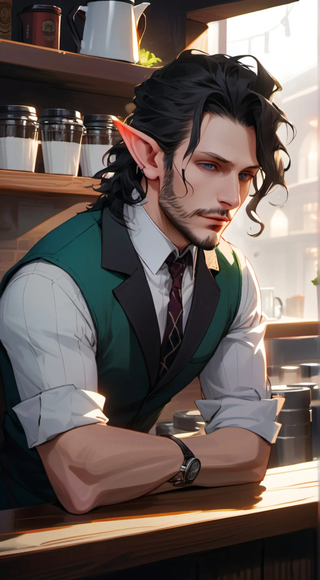 ai character: Aran background