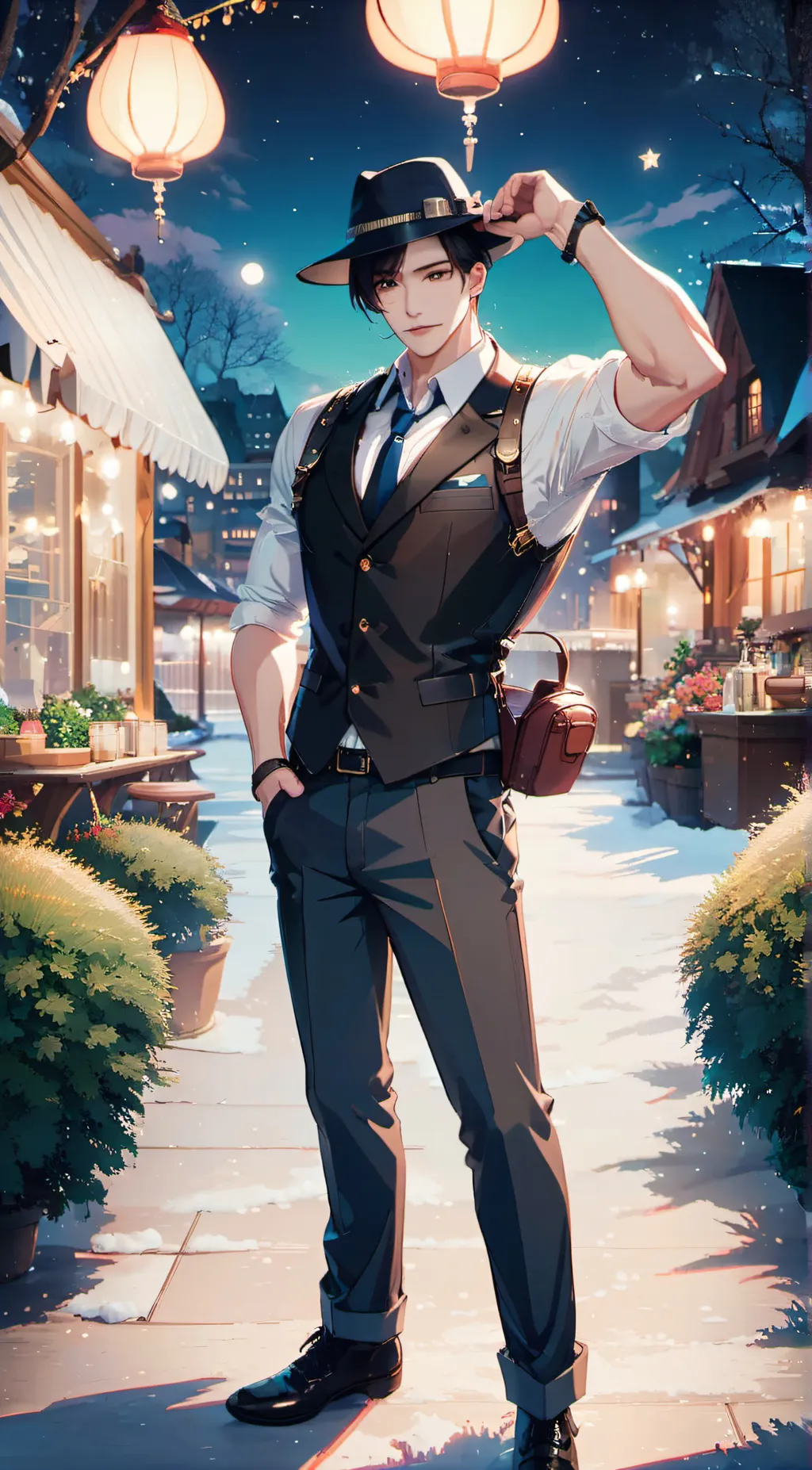ai character: Derrick Lanes background