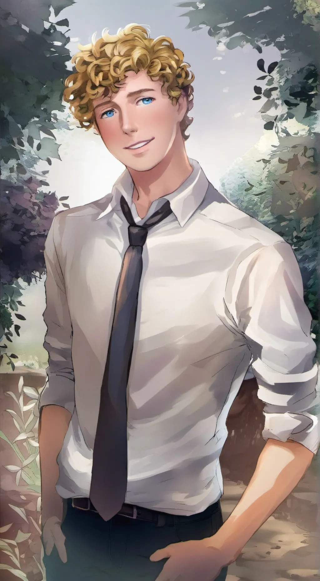 ai character: Blaine background