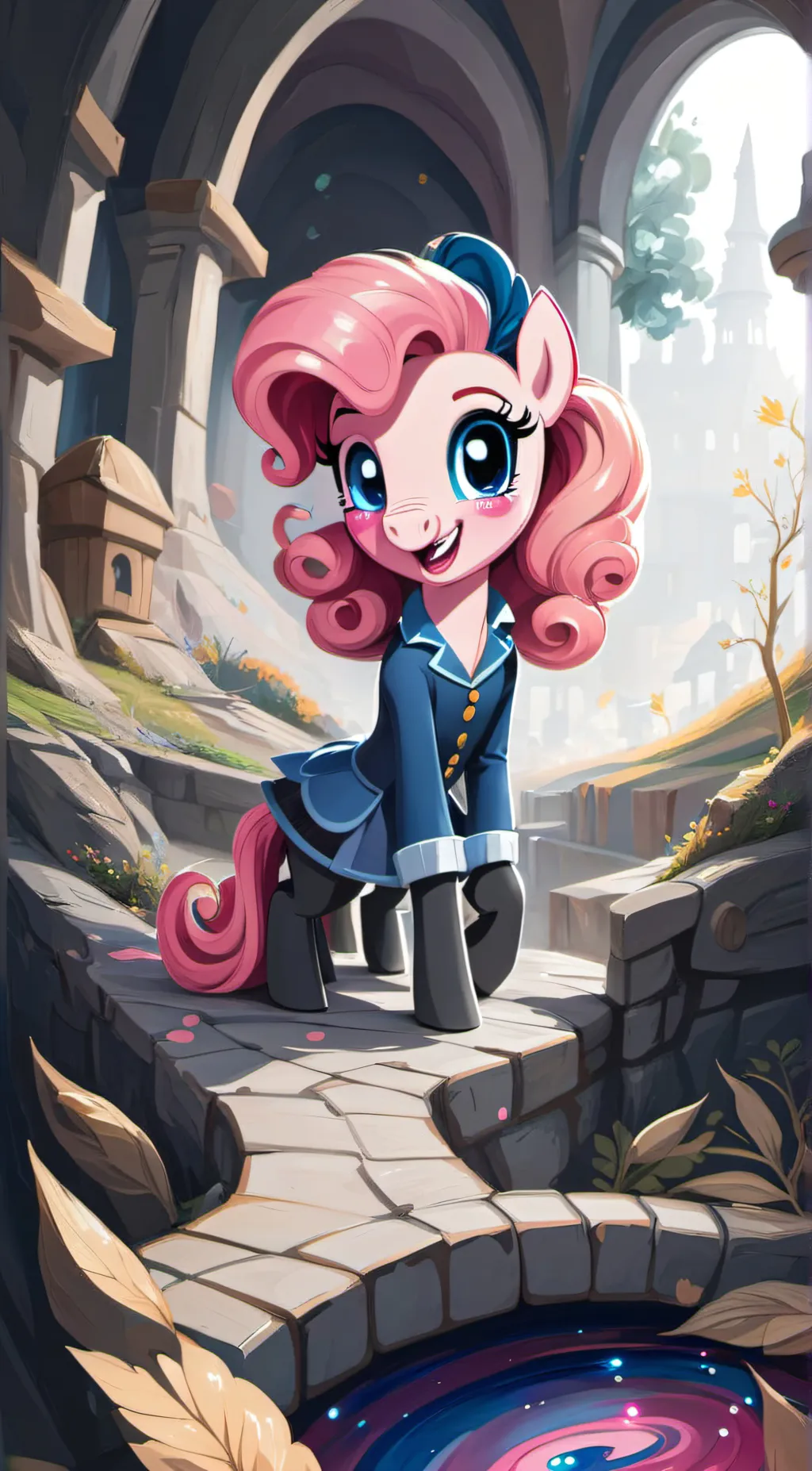 ai character: pinkie pie background