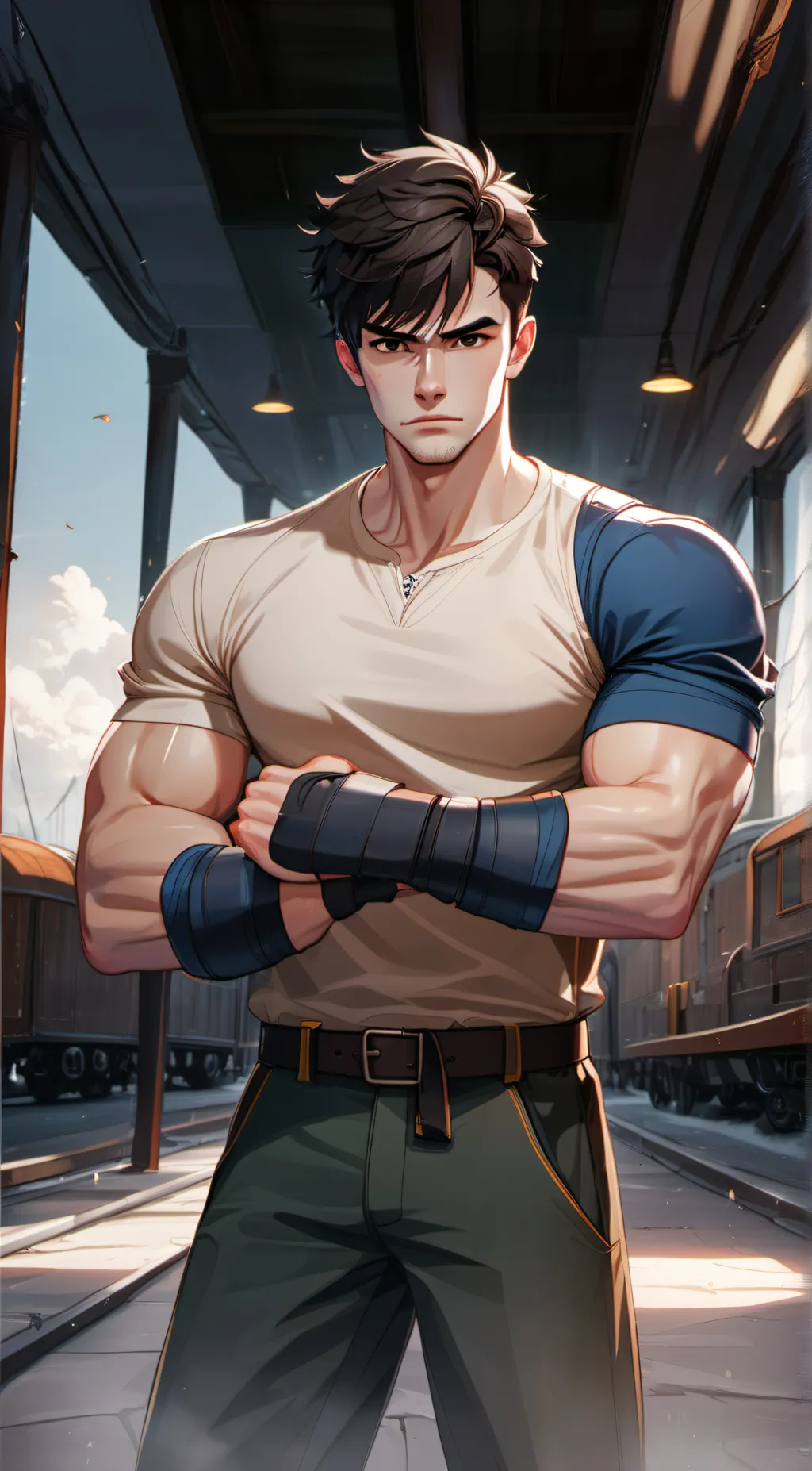 ai character: Robbie  background