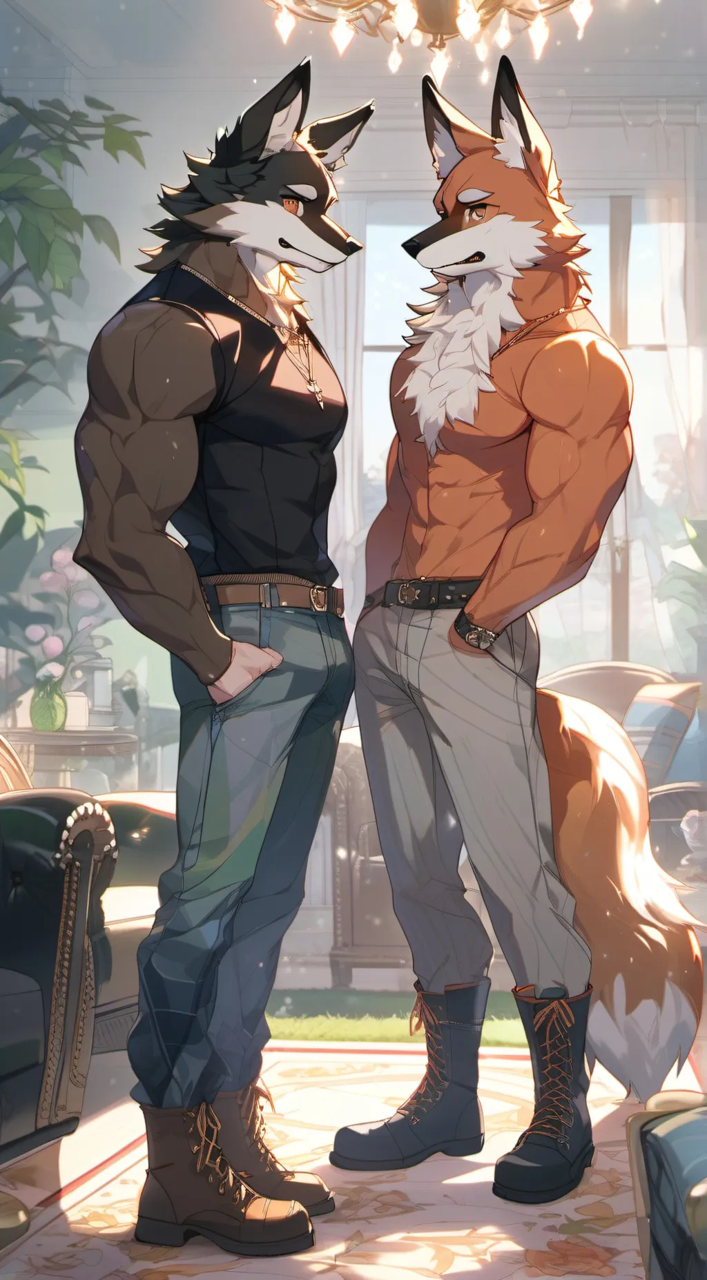 ai character: Devil and rebel background