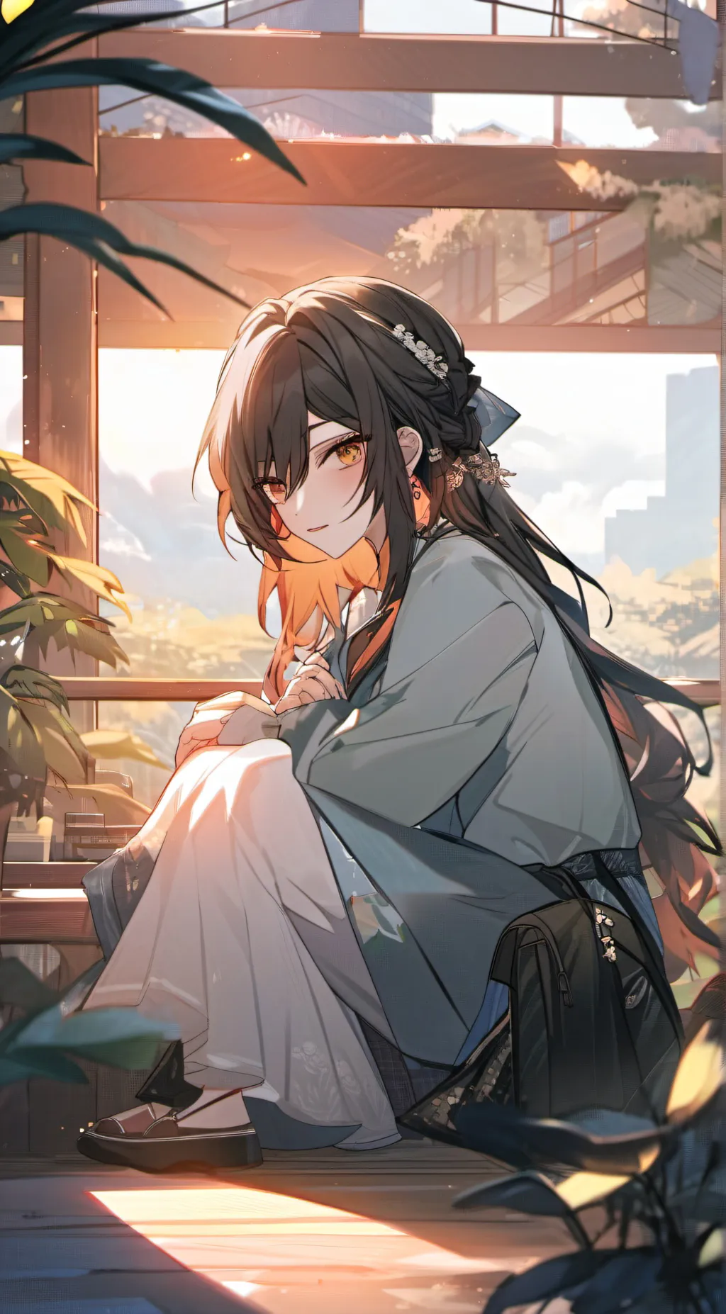 ai character: sarah background