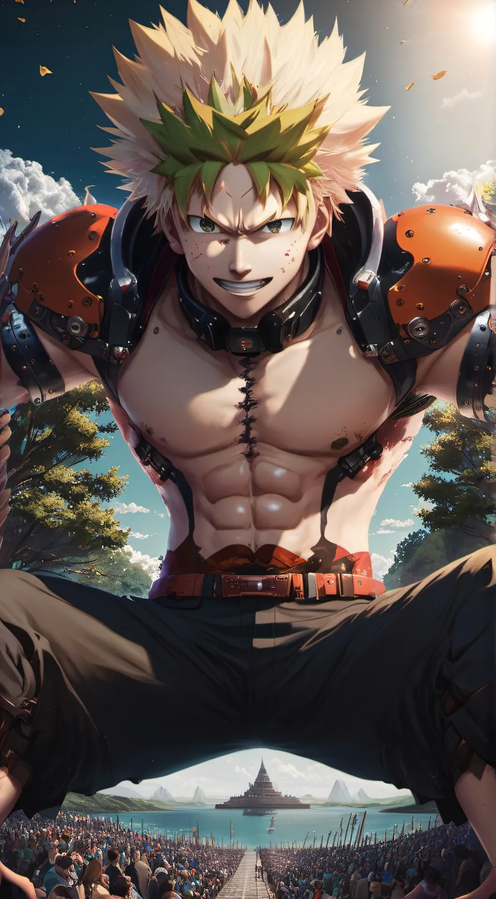 ai character: Bakugou background