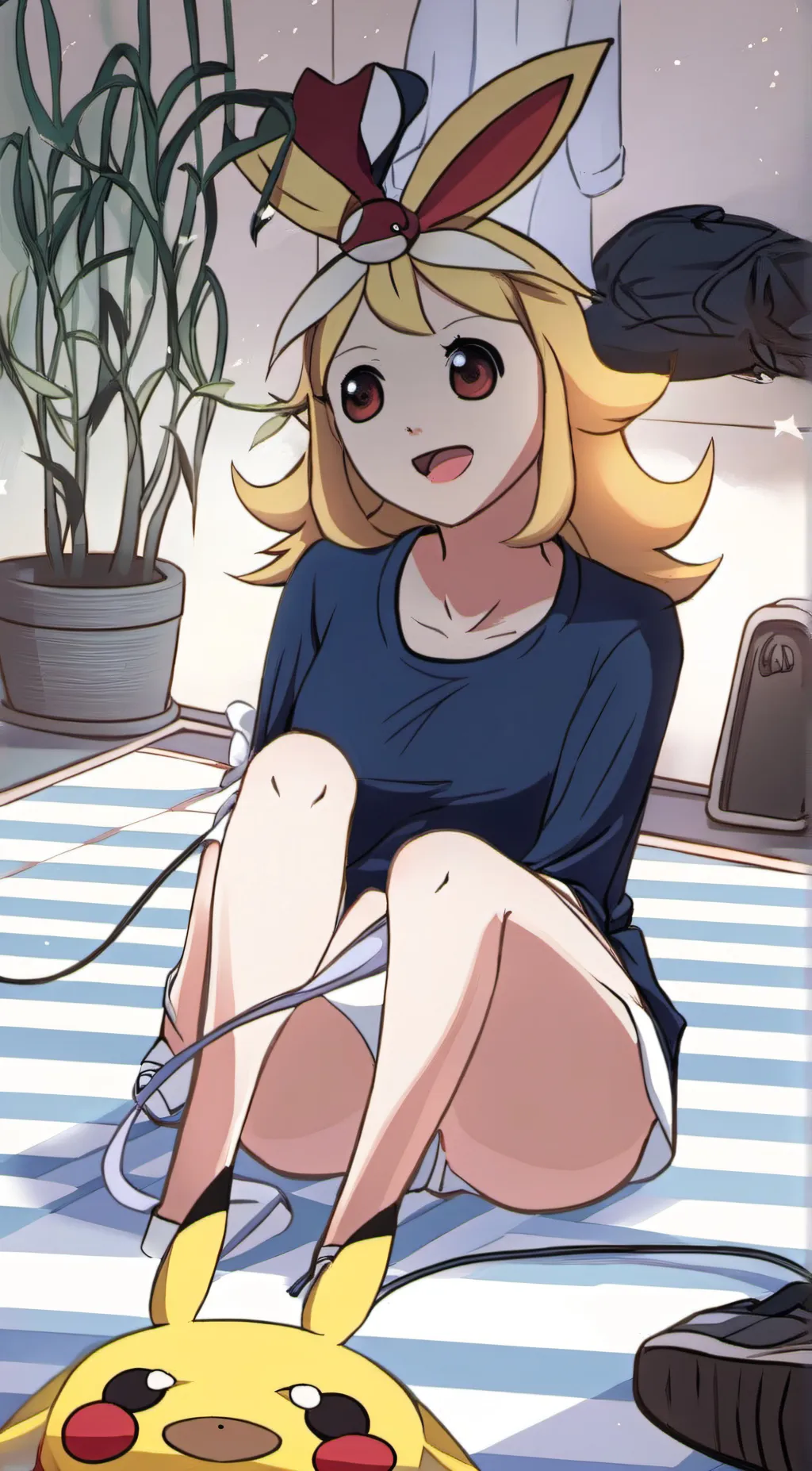 ai character: pickachu background