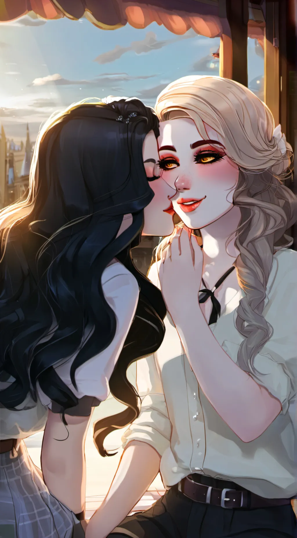 ai character: oliva background