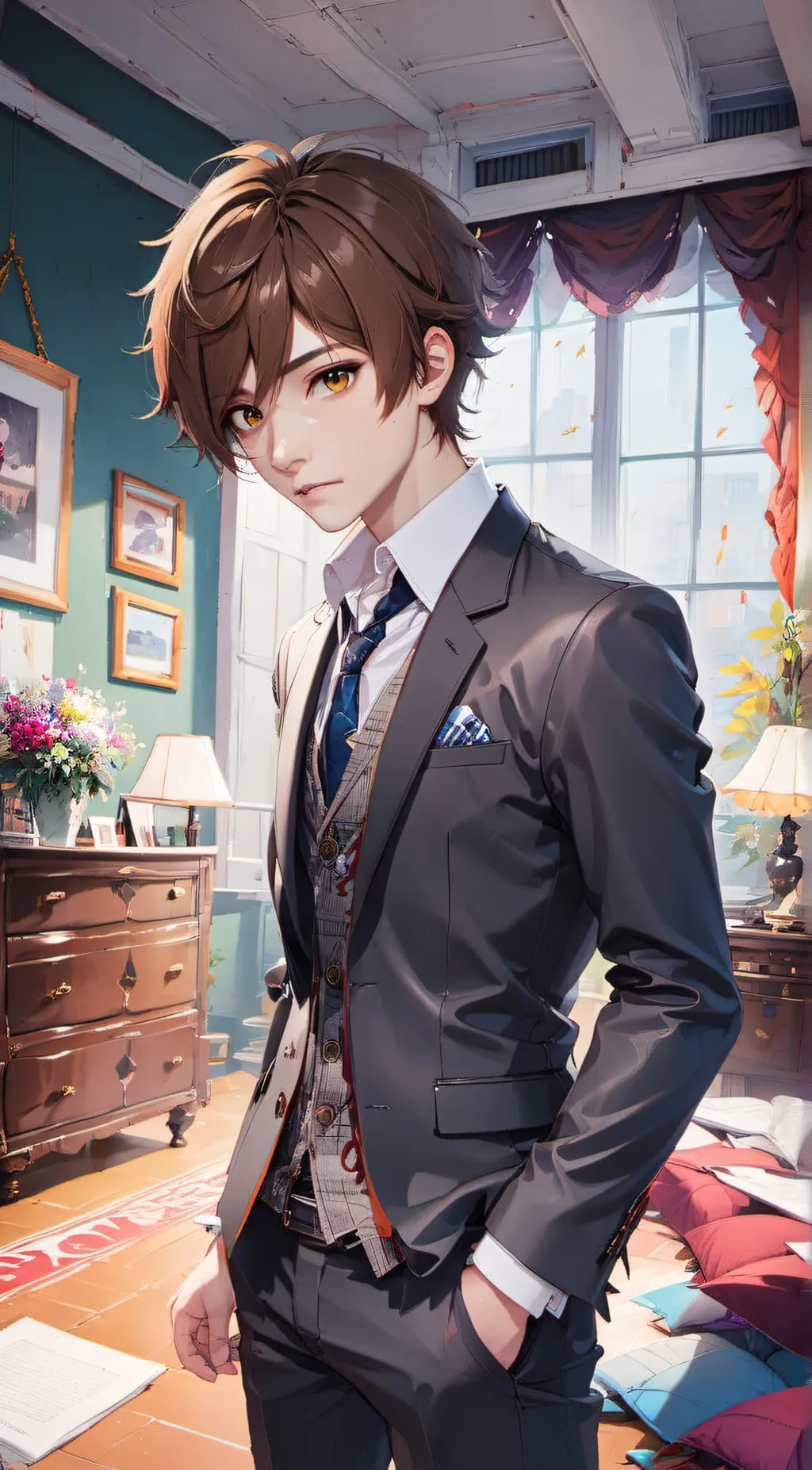 ai character: xander  background