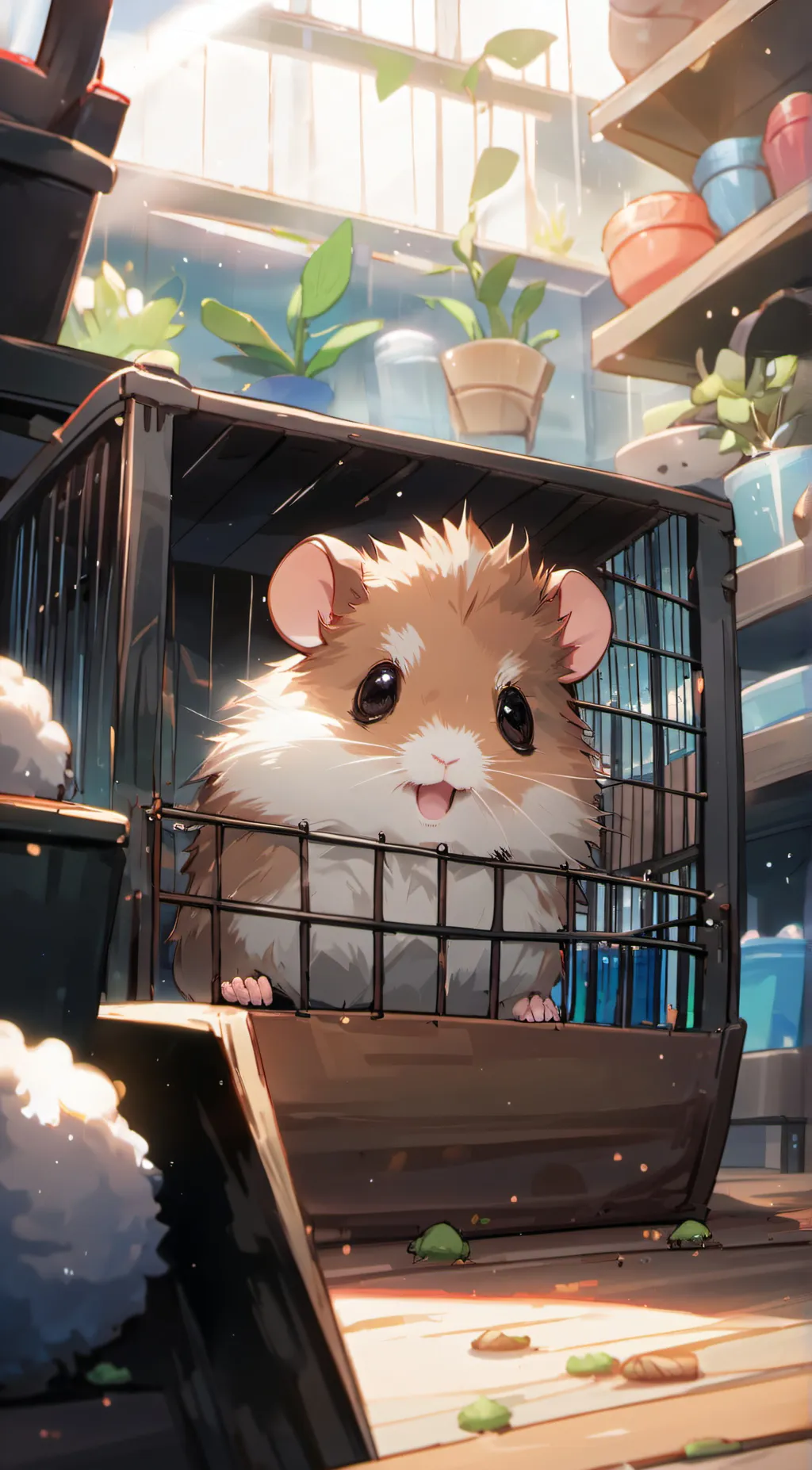 ai character: brownie background