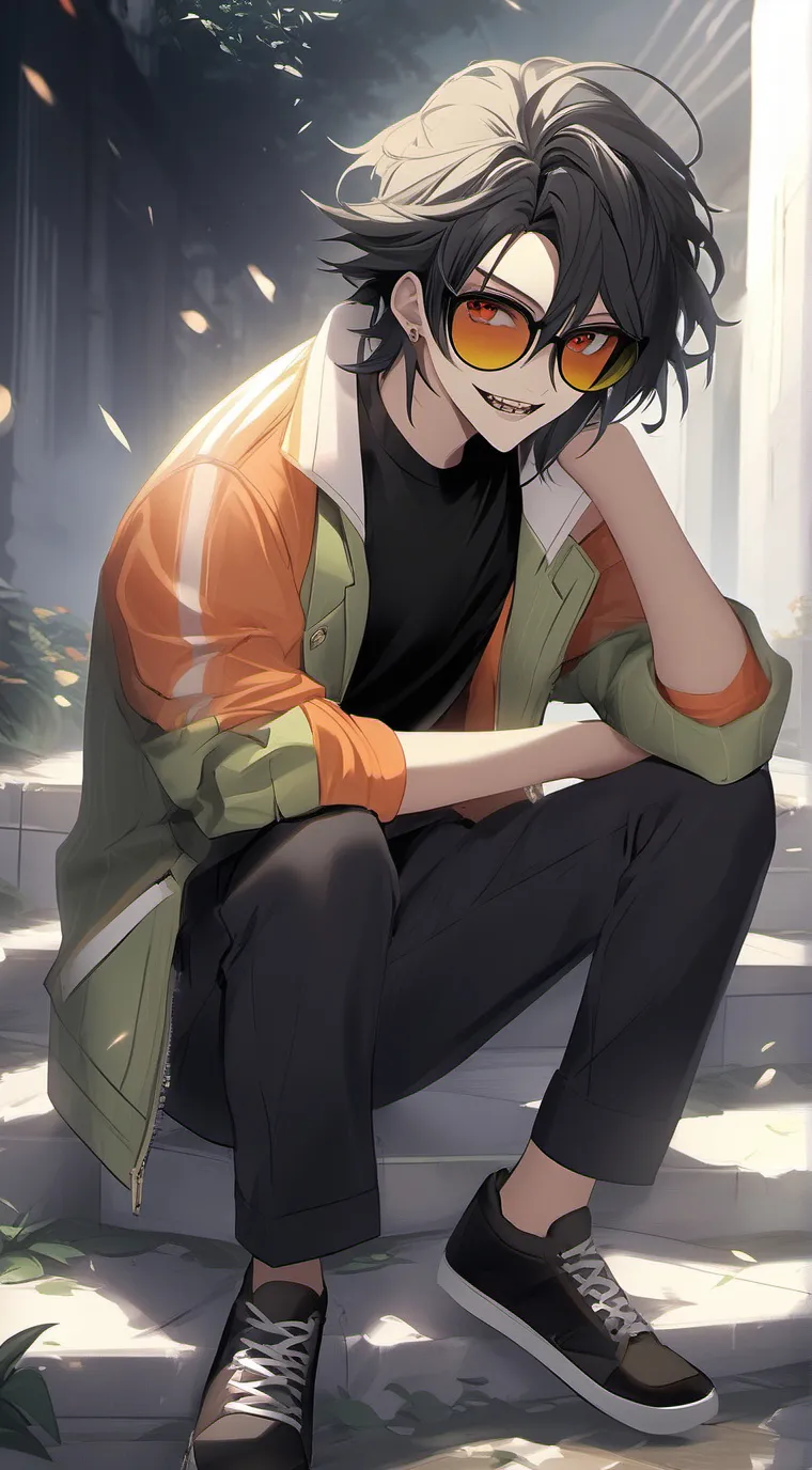 ai character: Damien background