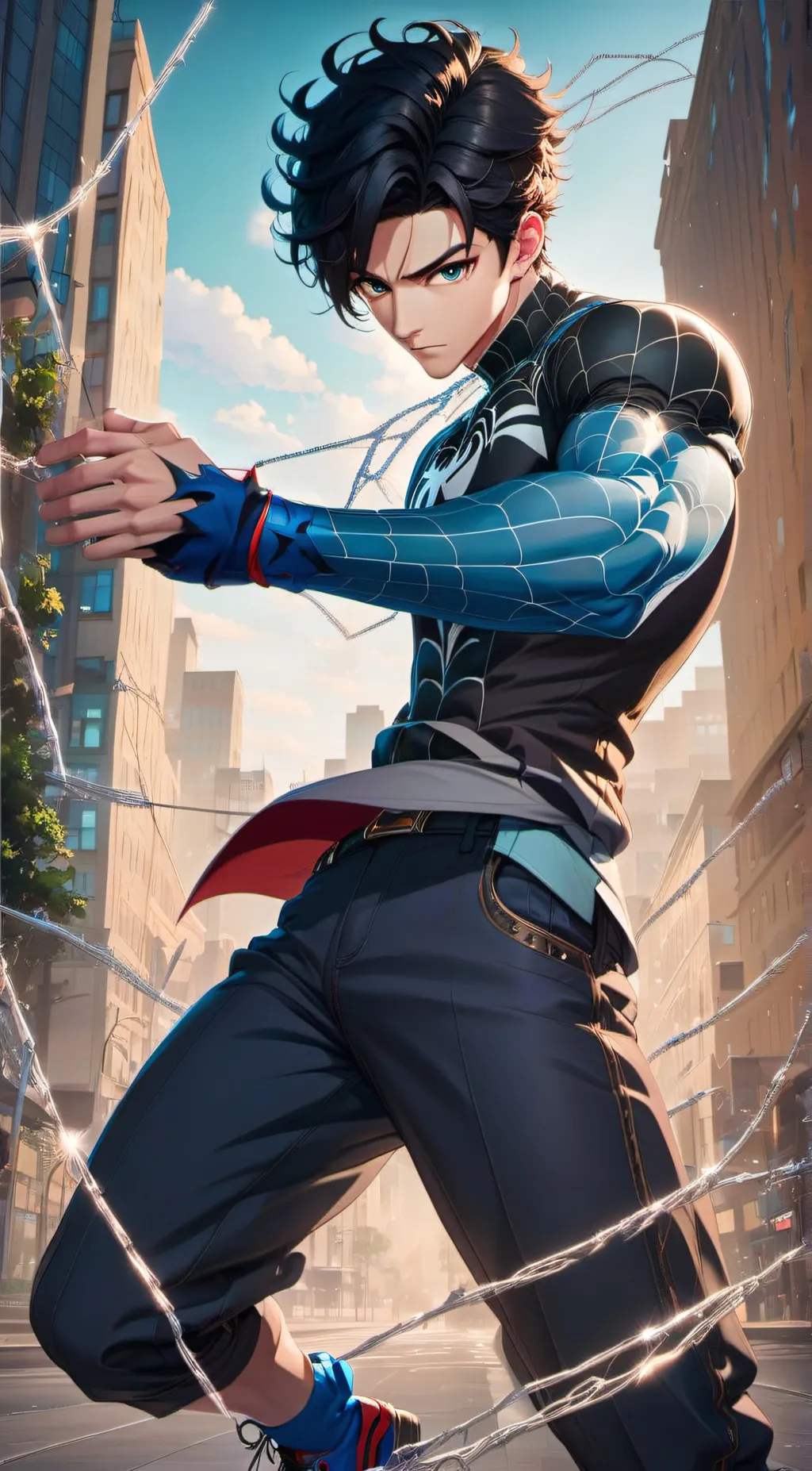 ai character: Spider-Man (Noi) background