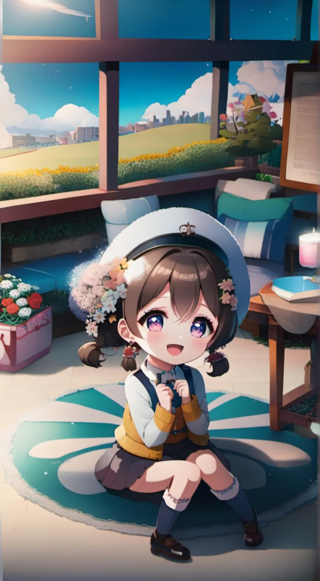 ai character: Paris  background