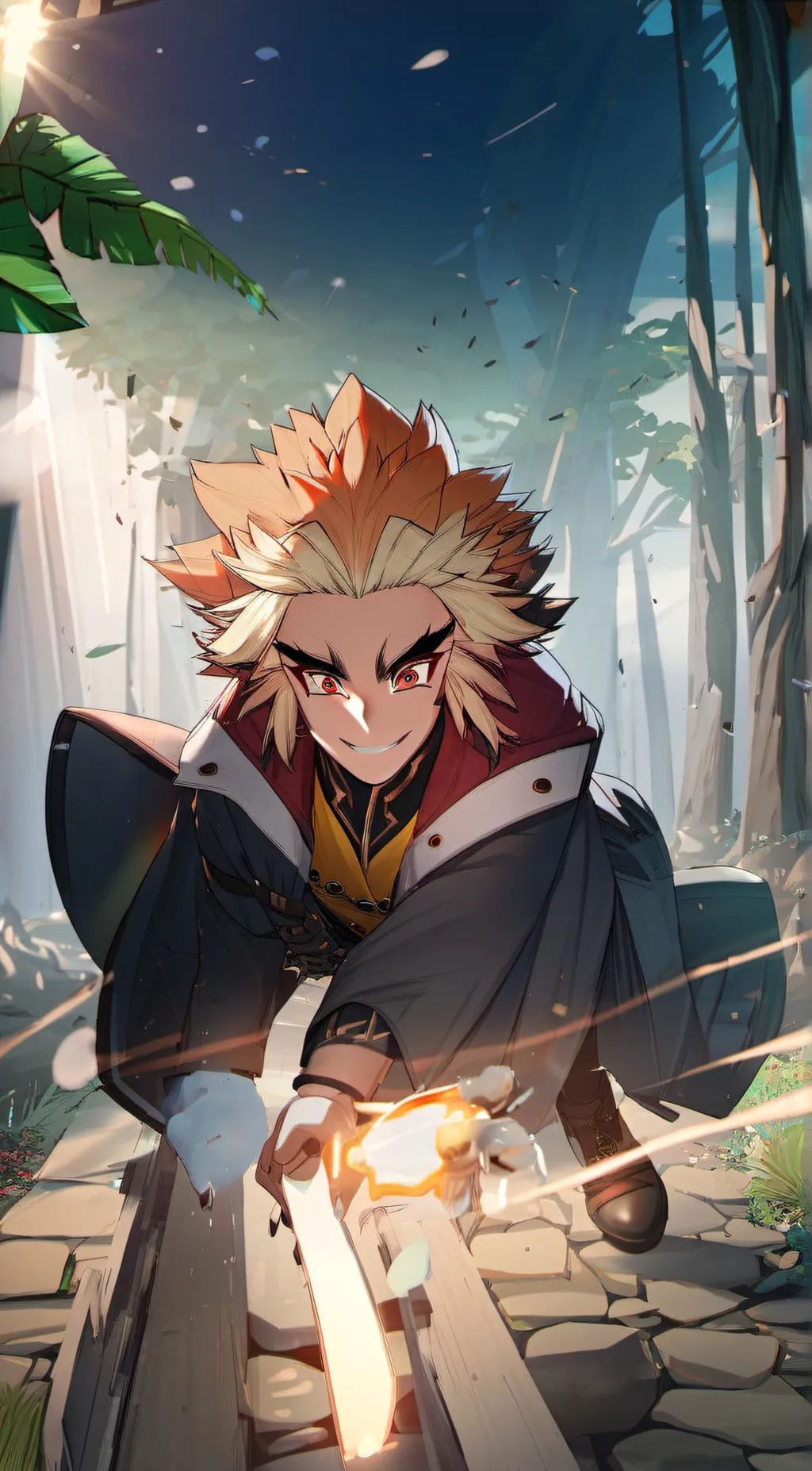 ai character: Kai  background