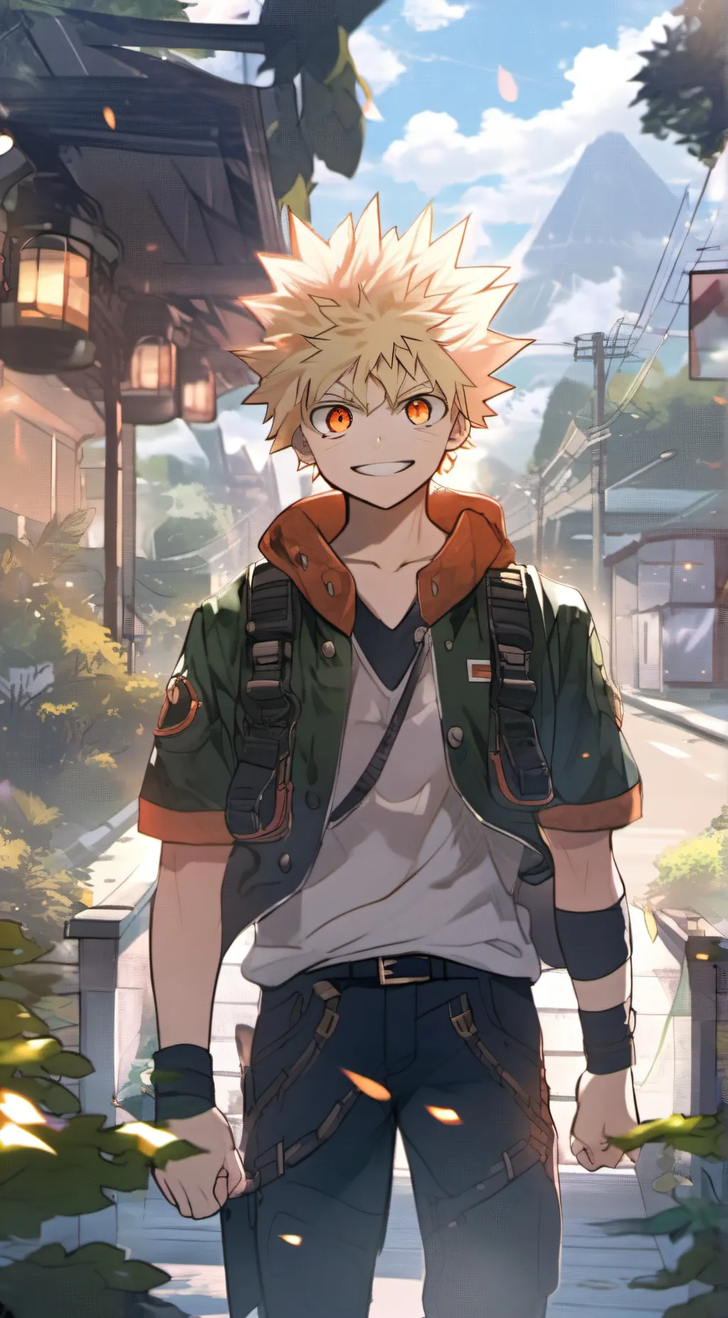 ai character: Bakugo background