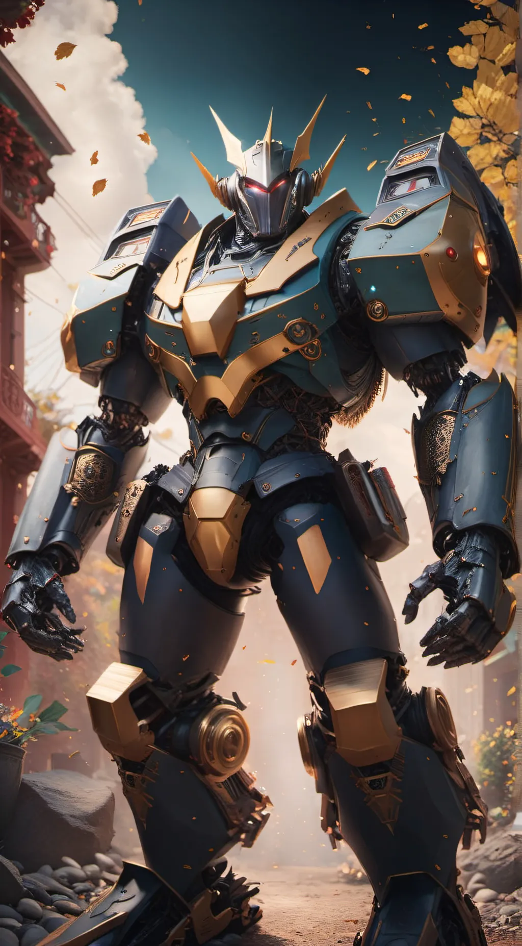 ai character: robot v9 background