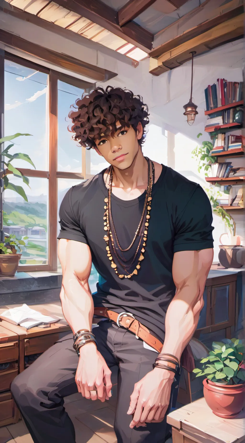 ai character: ~Rj~ background