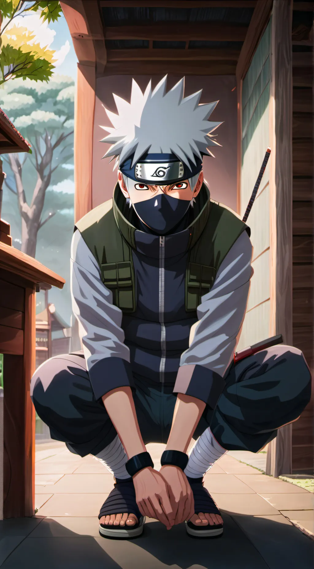 ai character: Kakashi background