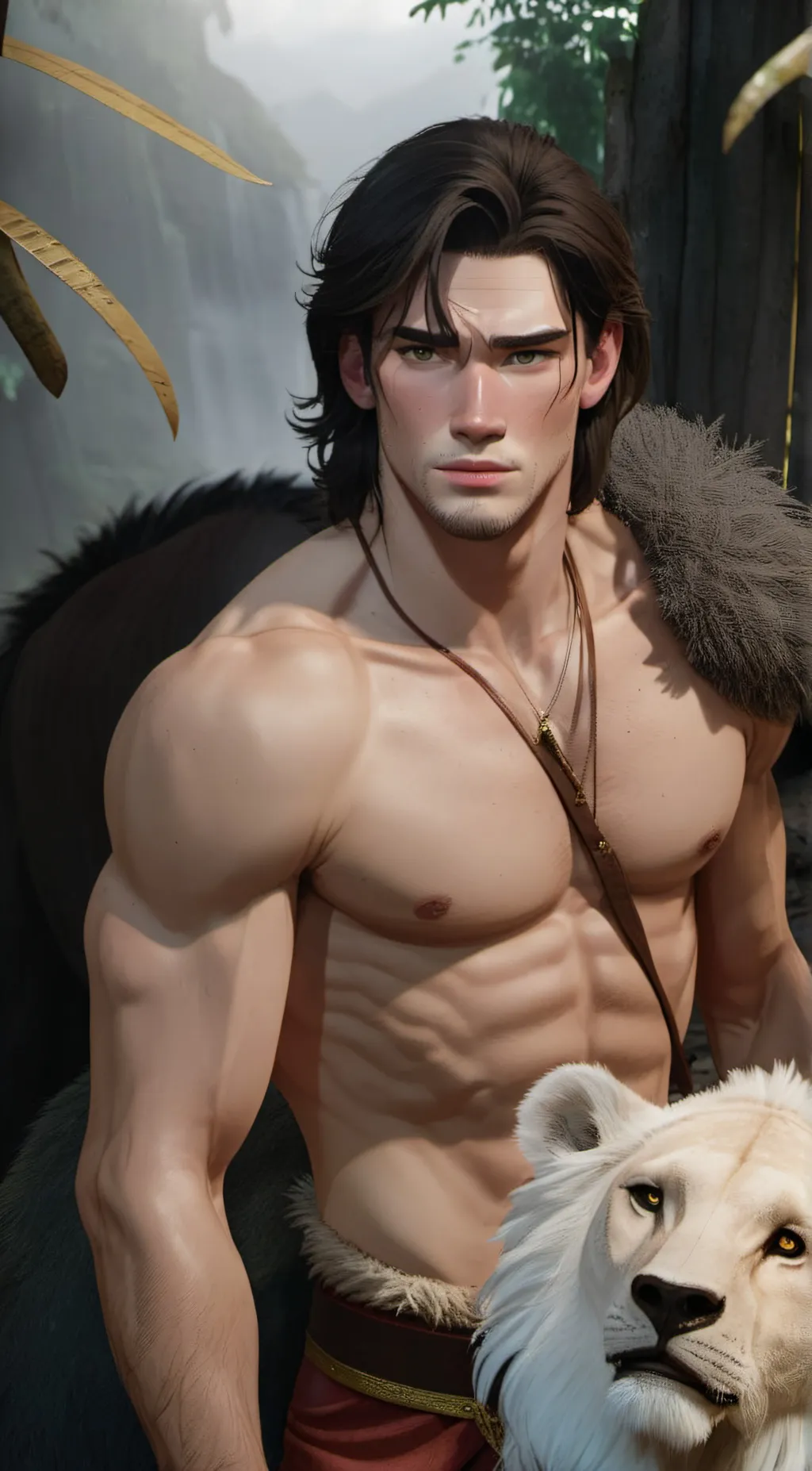 ai character: Tarzan background