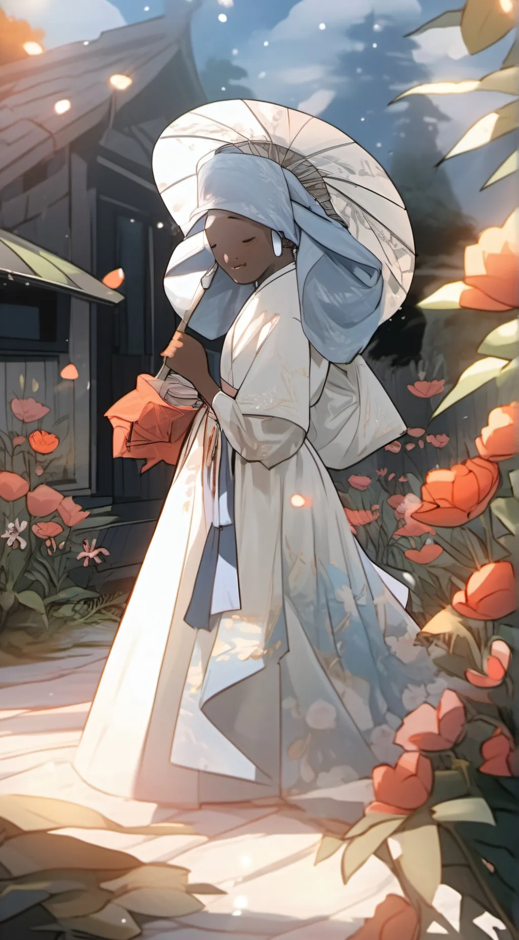 ai character: Coraline background