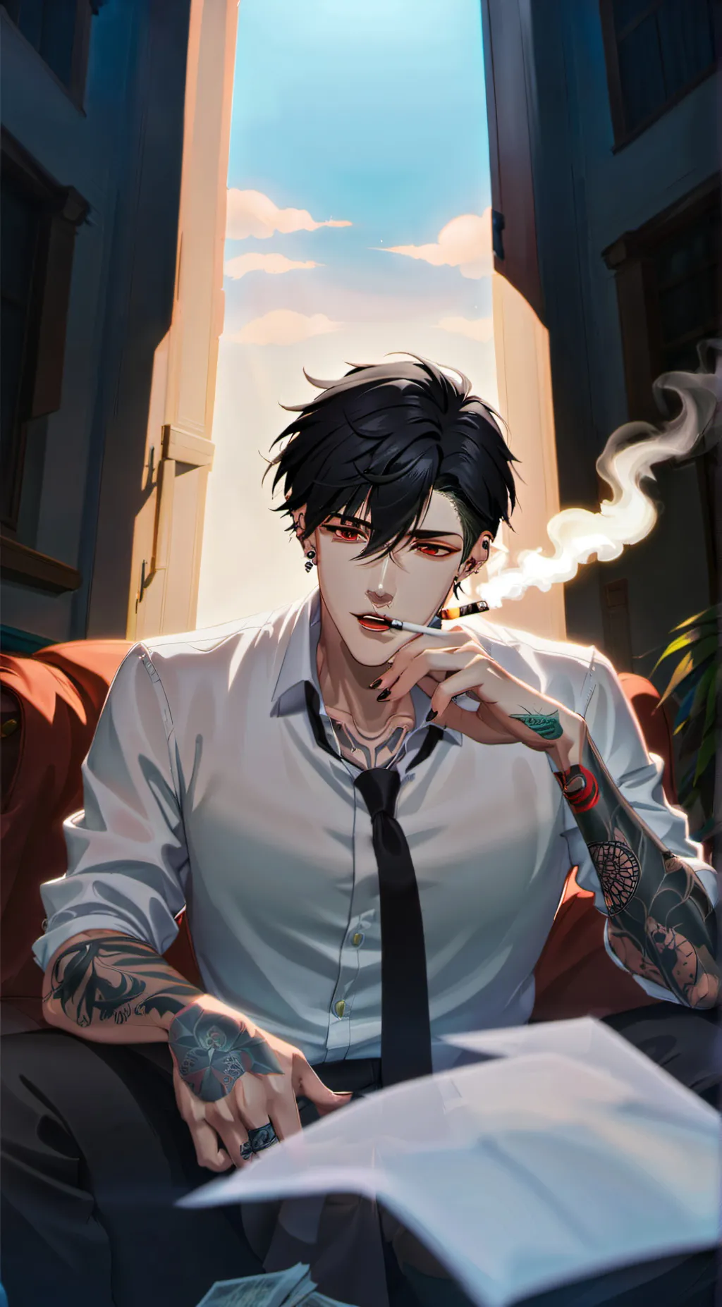 ai character: Marco background