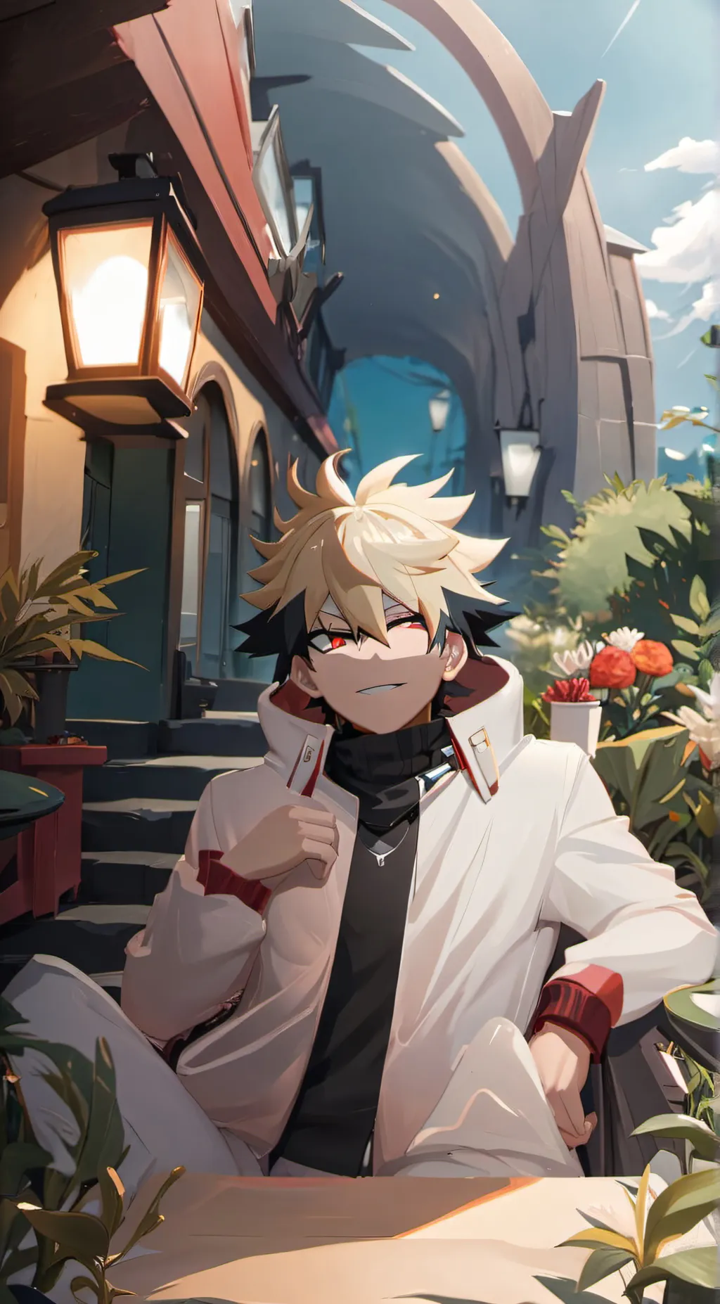 ai character: bakugo background