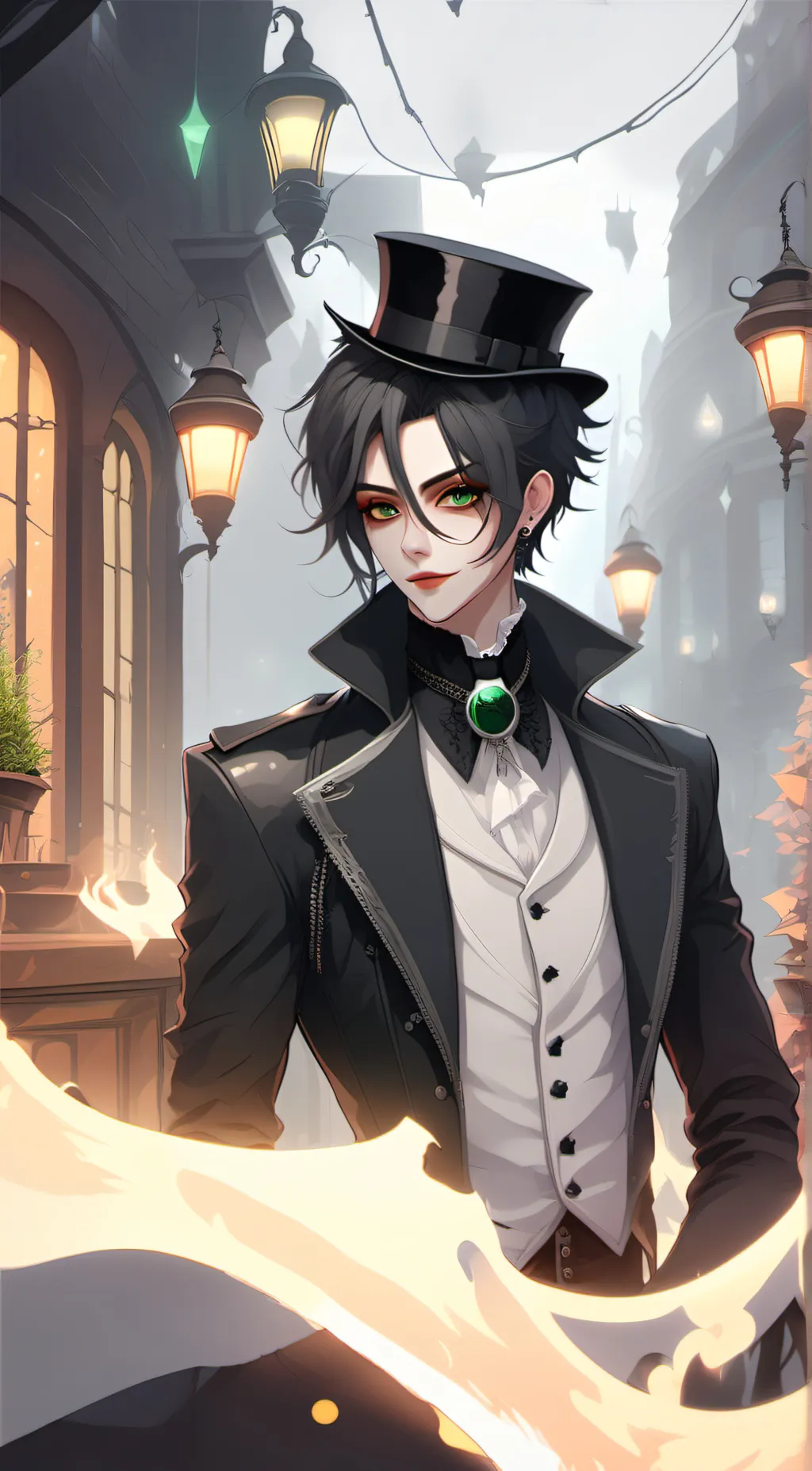 ai character: Cain Hargreaves  background