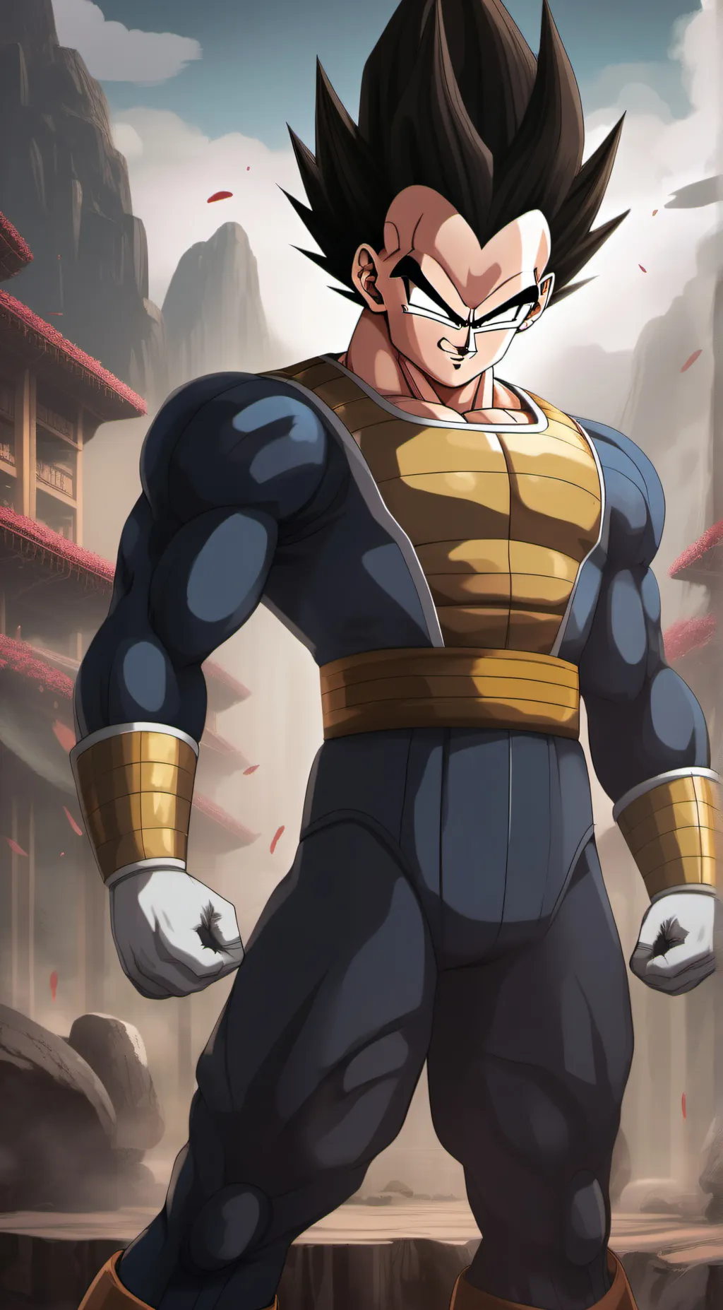 ai character: Vegeta background