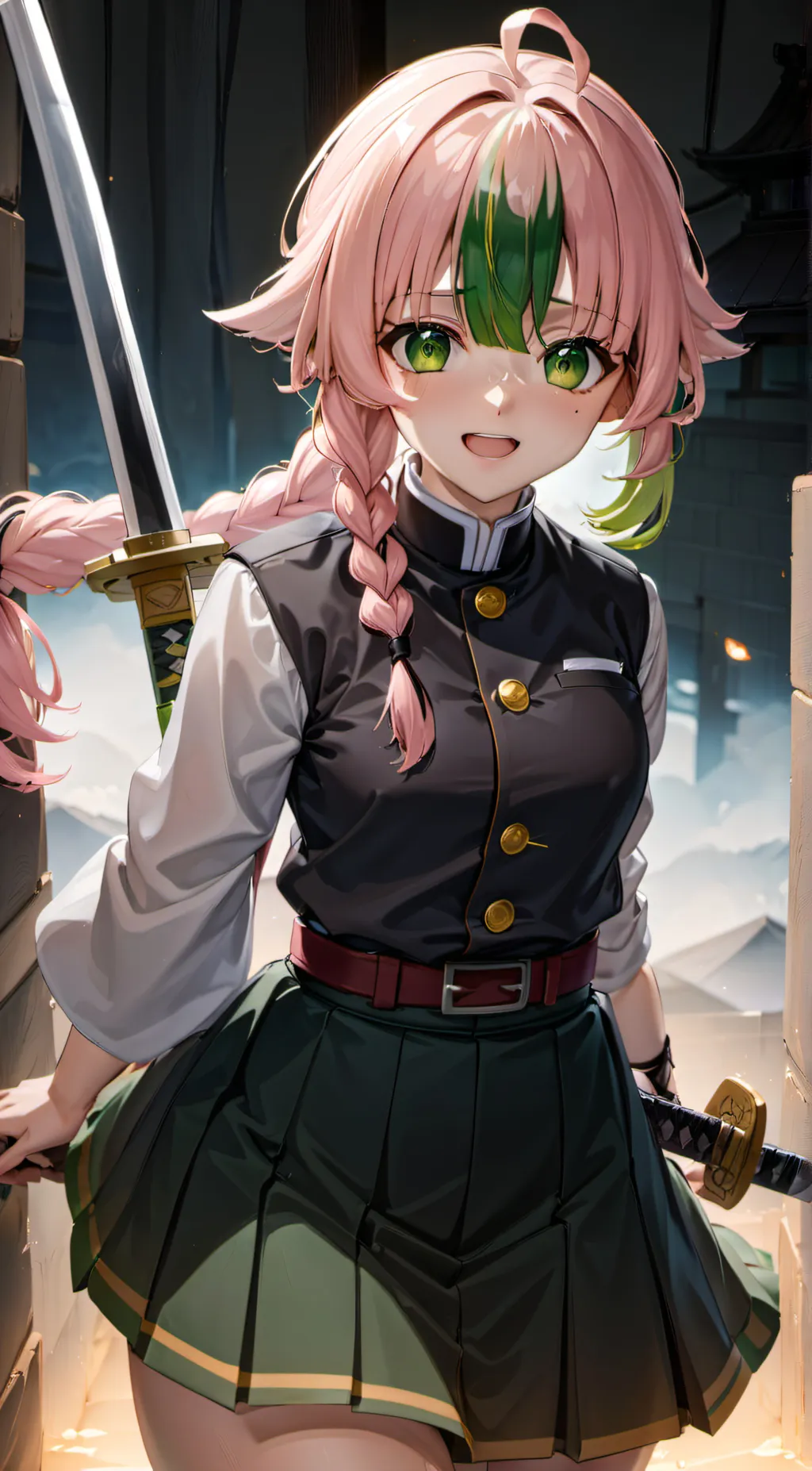 ai character: Ariana background