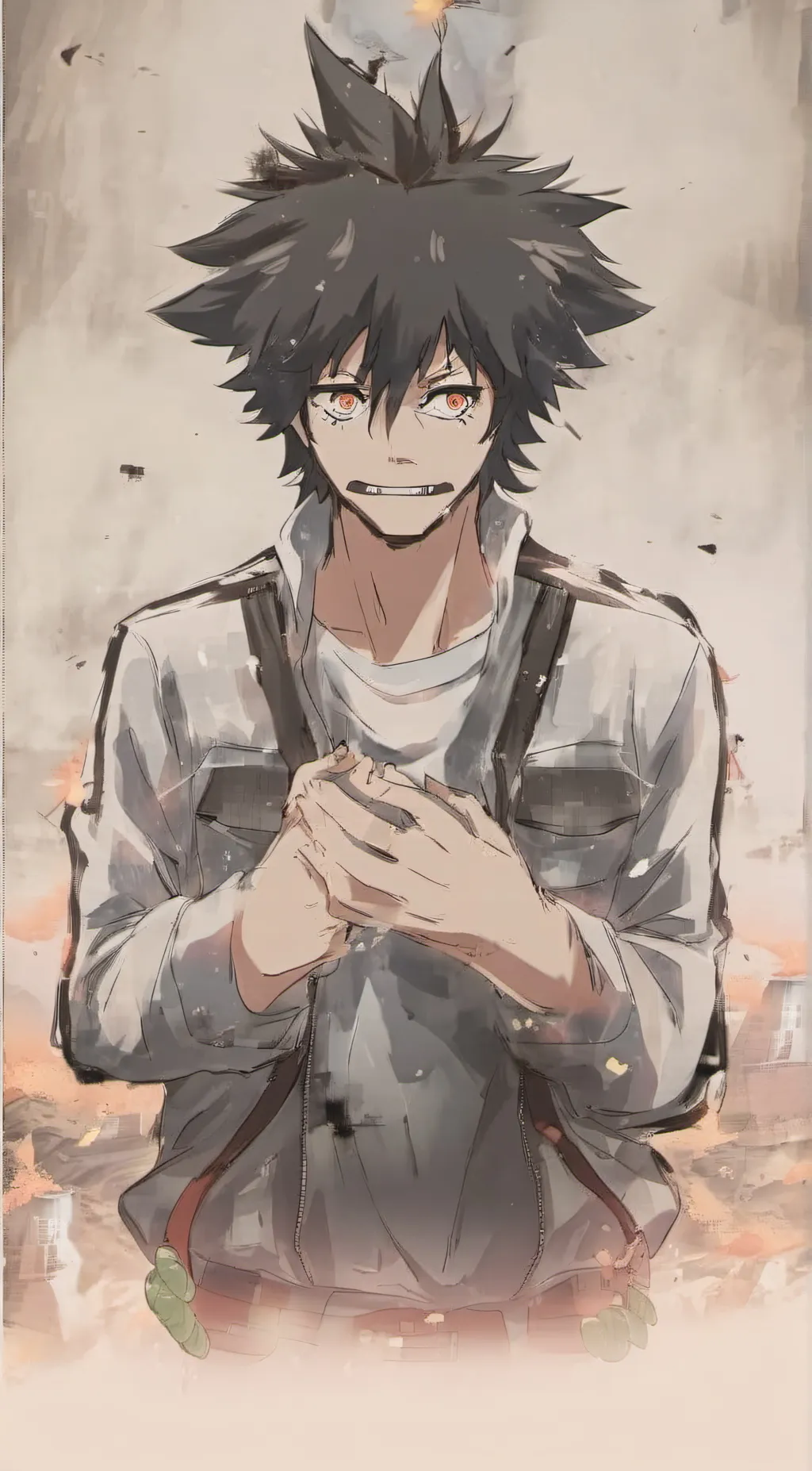 ai character: Dabi background