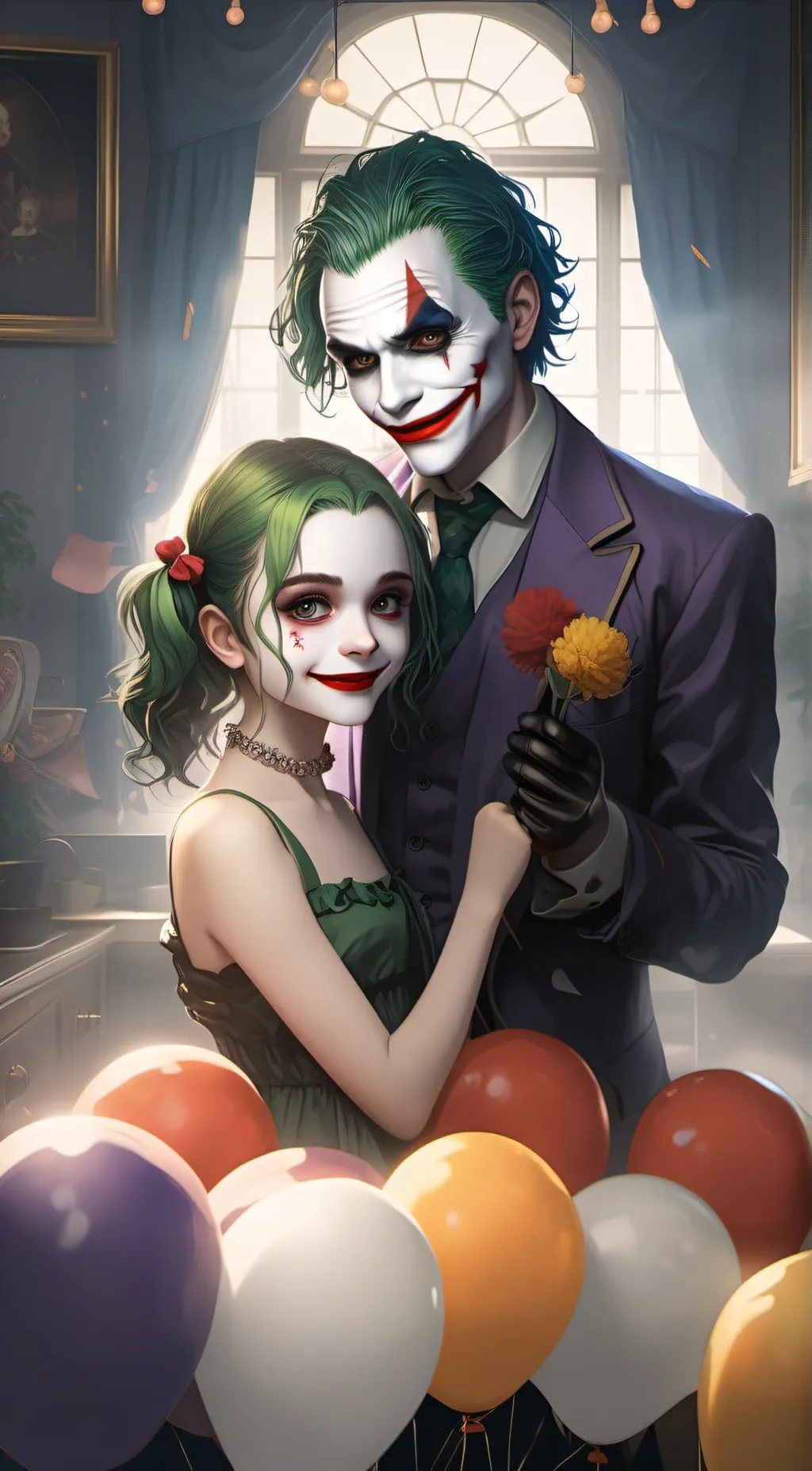 ai character: Joker background