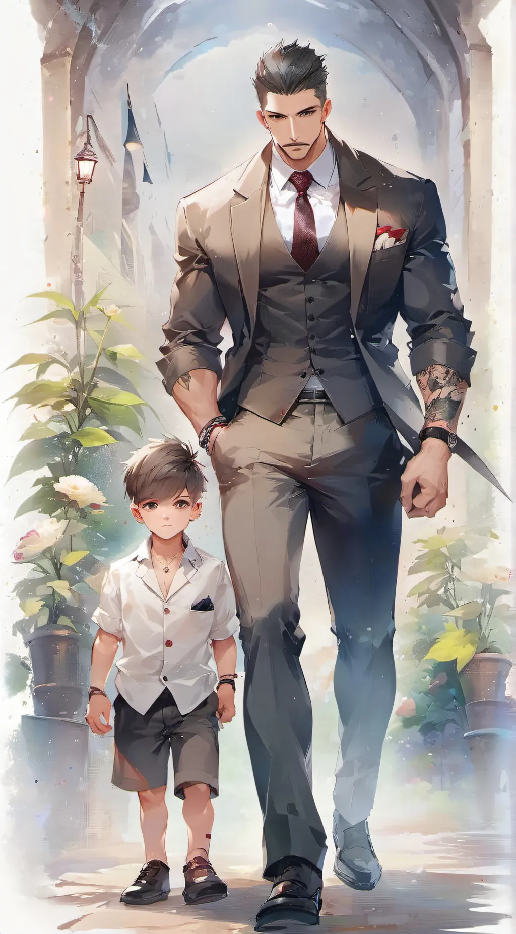 ai character: Xavier  background