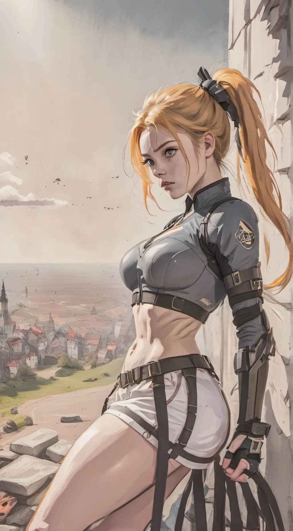 ai character: Scarlett  background