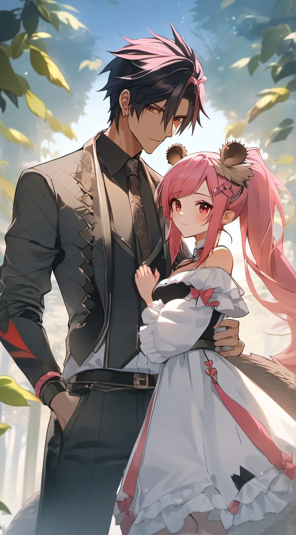 ai character: shadow x amy background