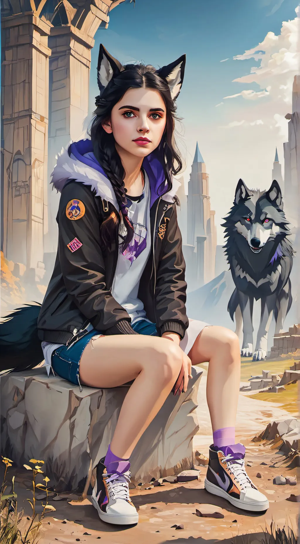 ai character: Willow and Leah background