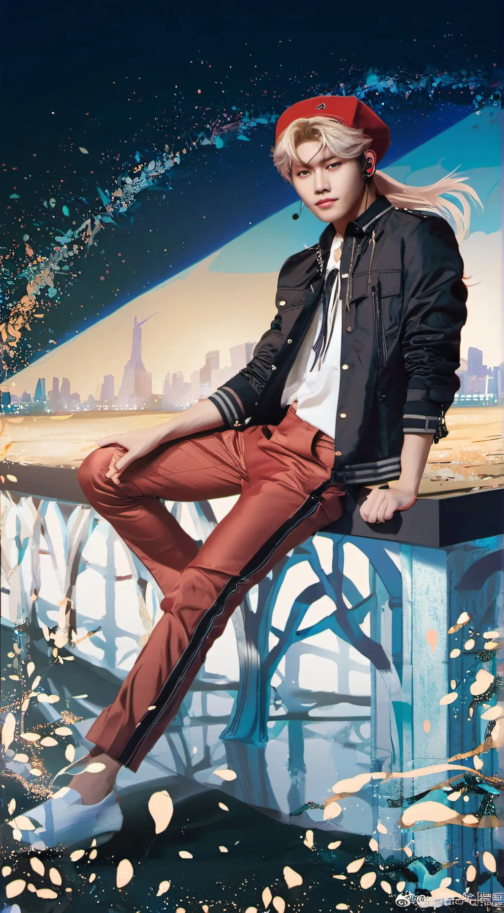 ai character: Felix  background