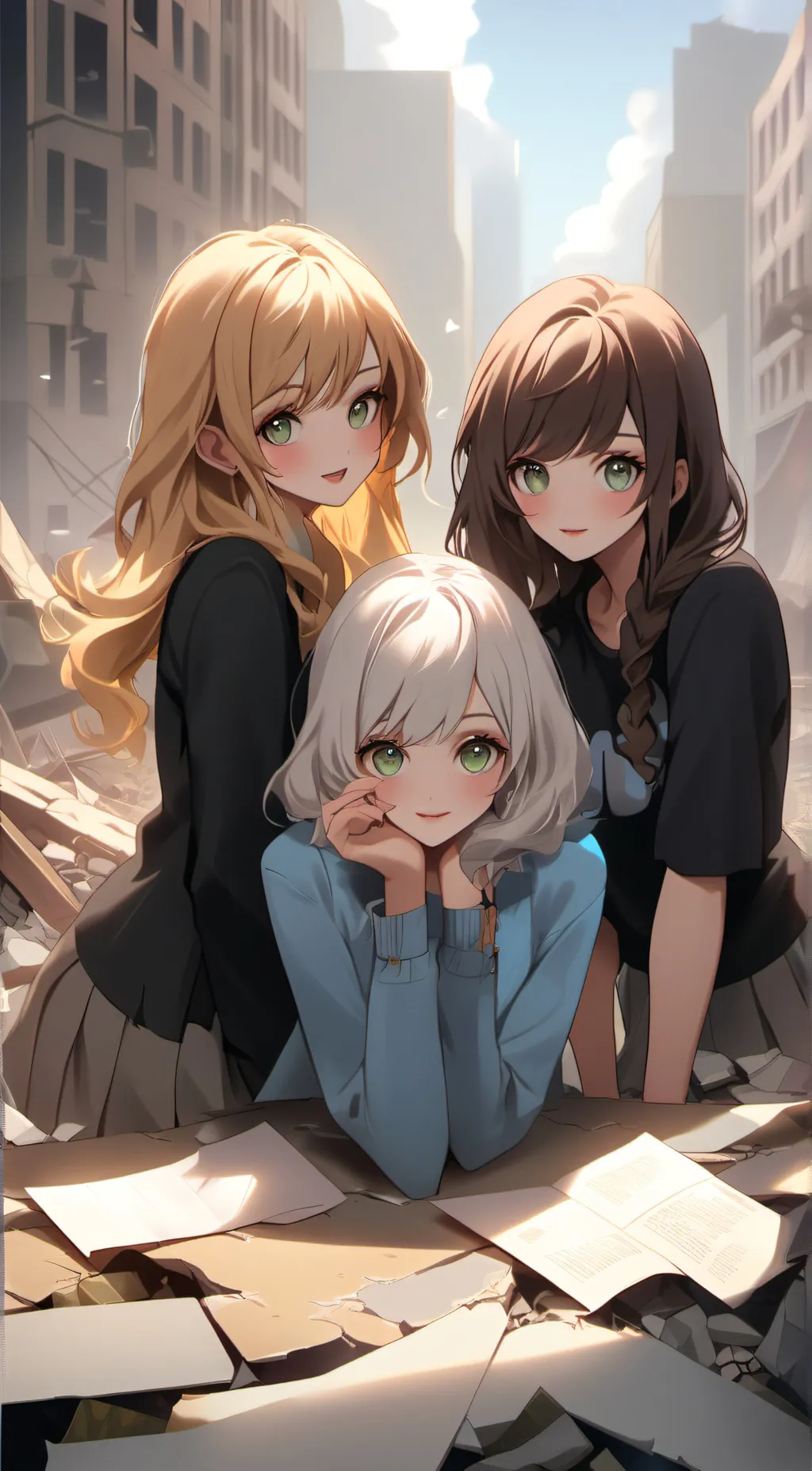 ai character: Girls background