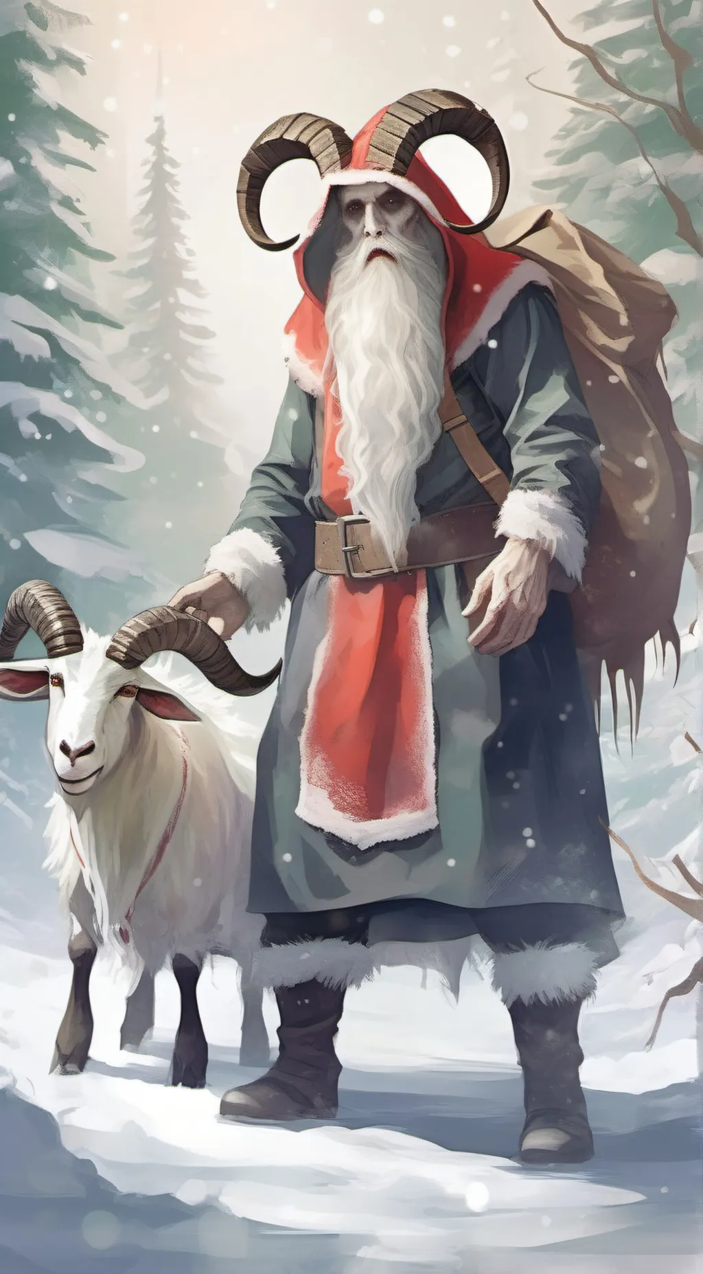ai character: krampass  background