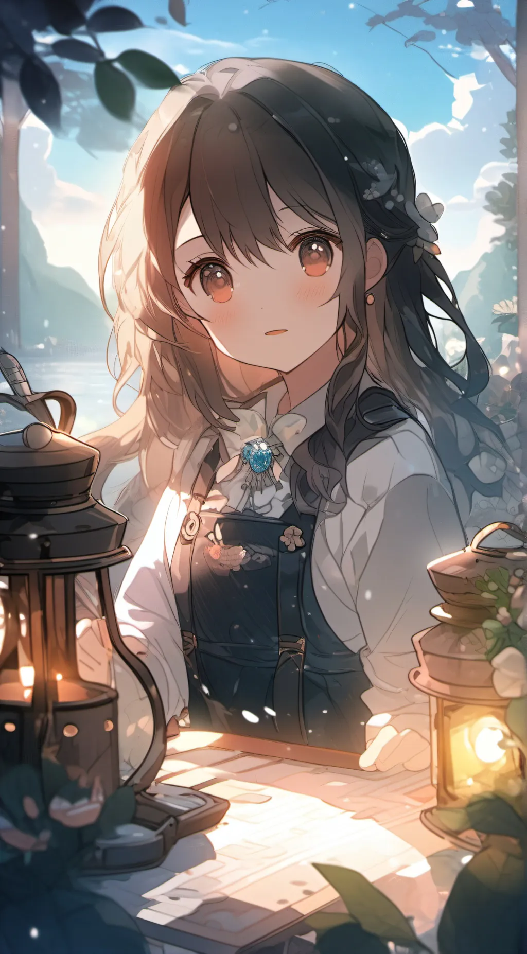 ai character: lily background